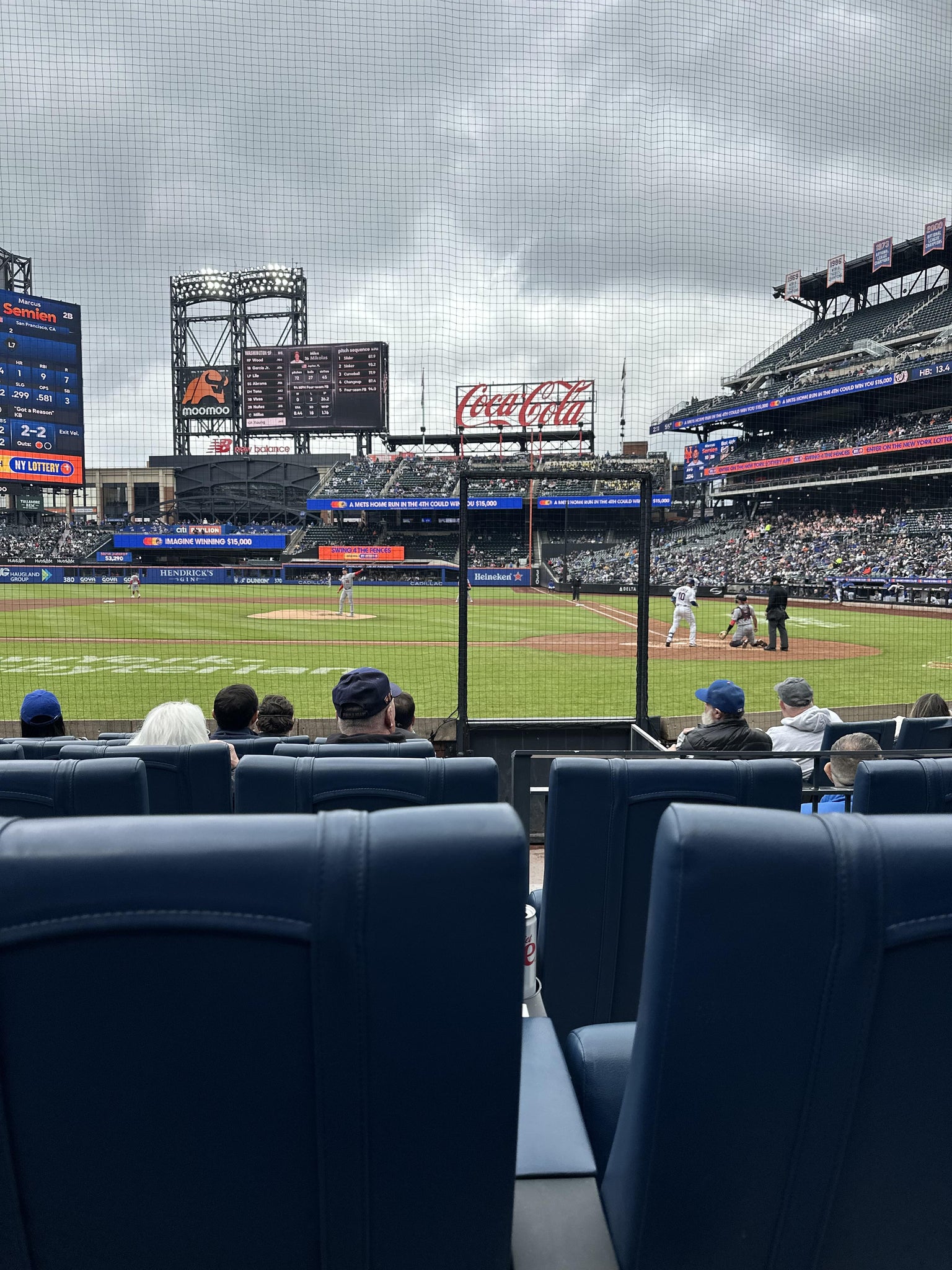 Real Fan View taken from Delta Sky360 Club H at Citi Field by Omar F
