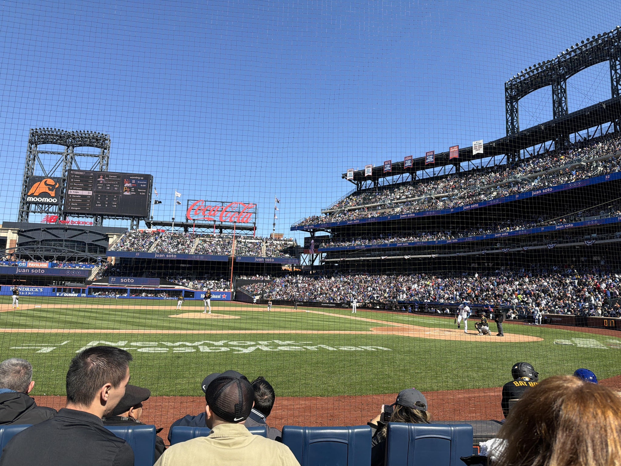 Real Fan View taken from Delta Sky360 Club HH at Citi Field by Brian K