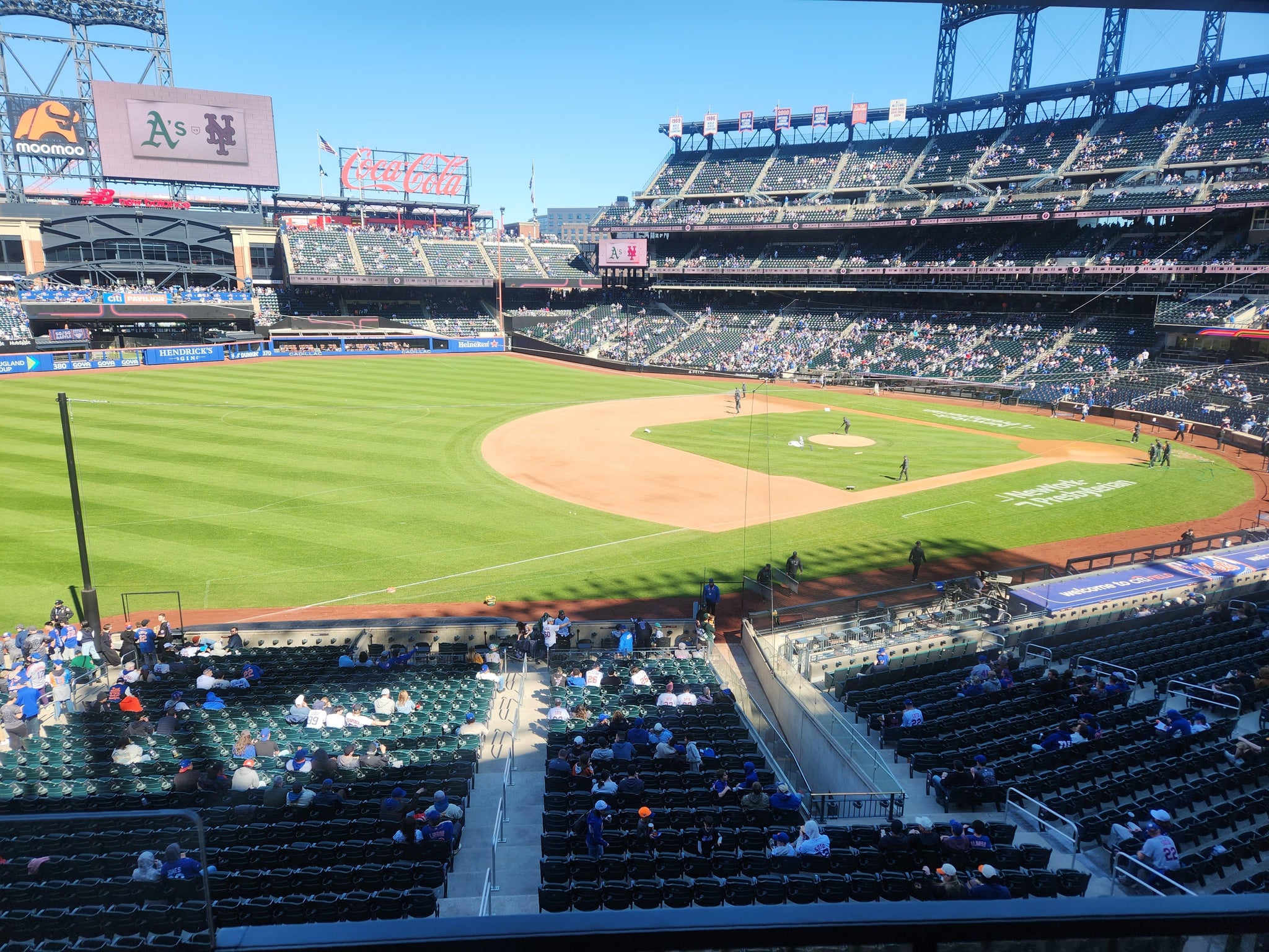 Real Fan View taken from Empire Club at Citi Field by Robert L