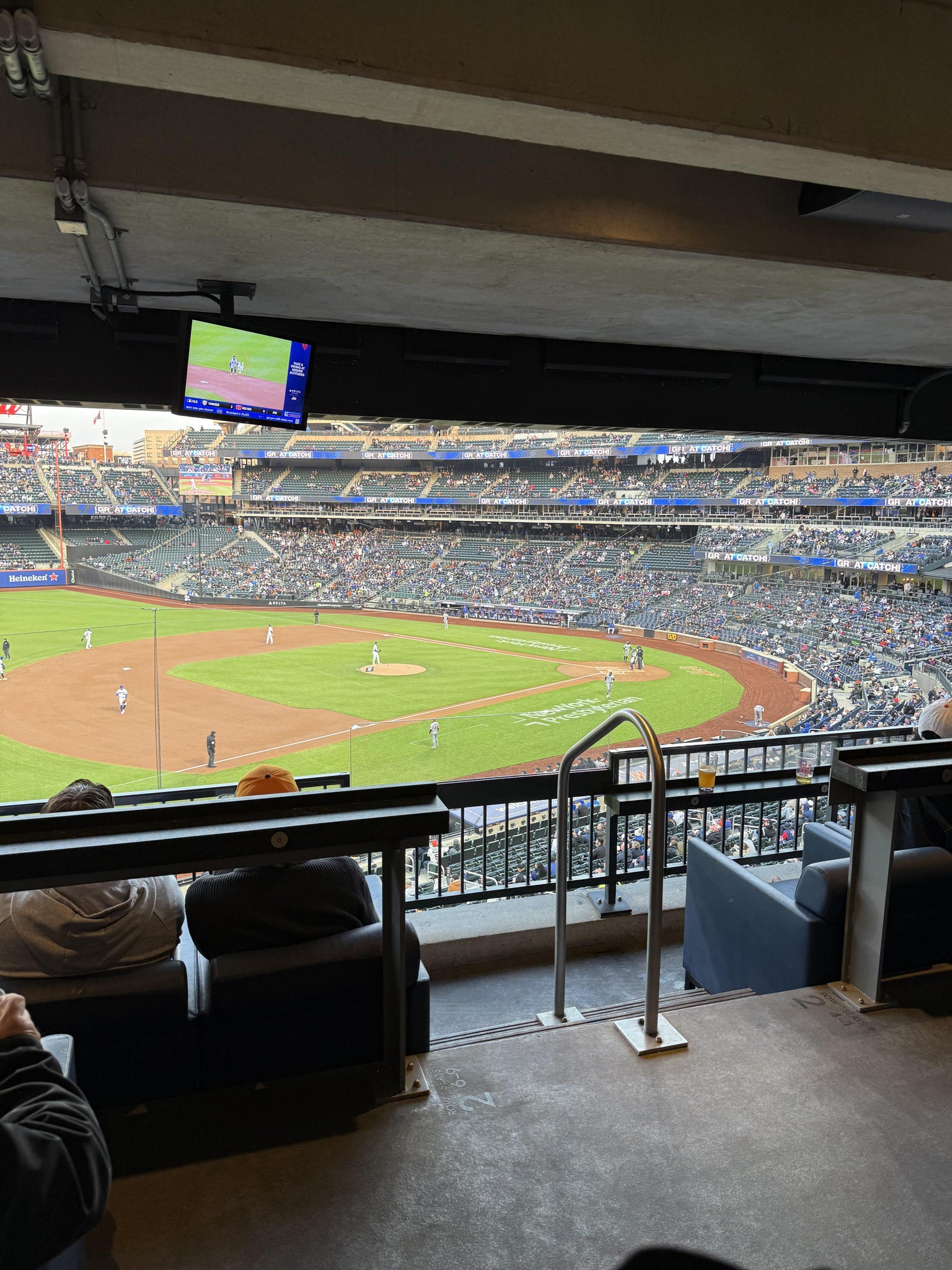 Real Fan View taken from Empire Club at Citi Field by Ross H