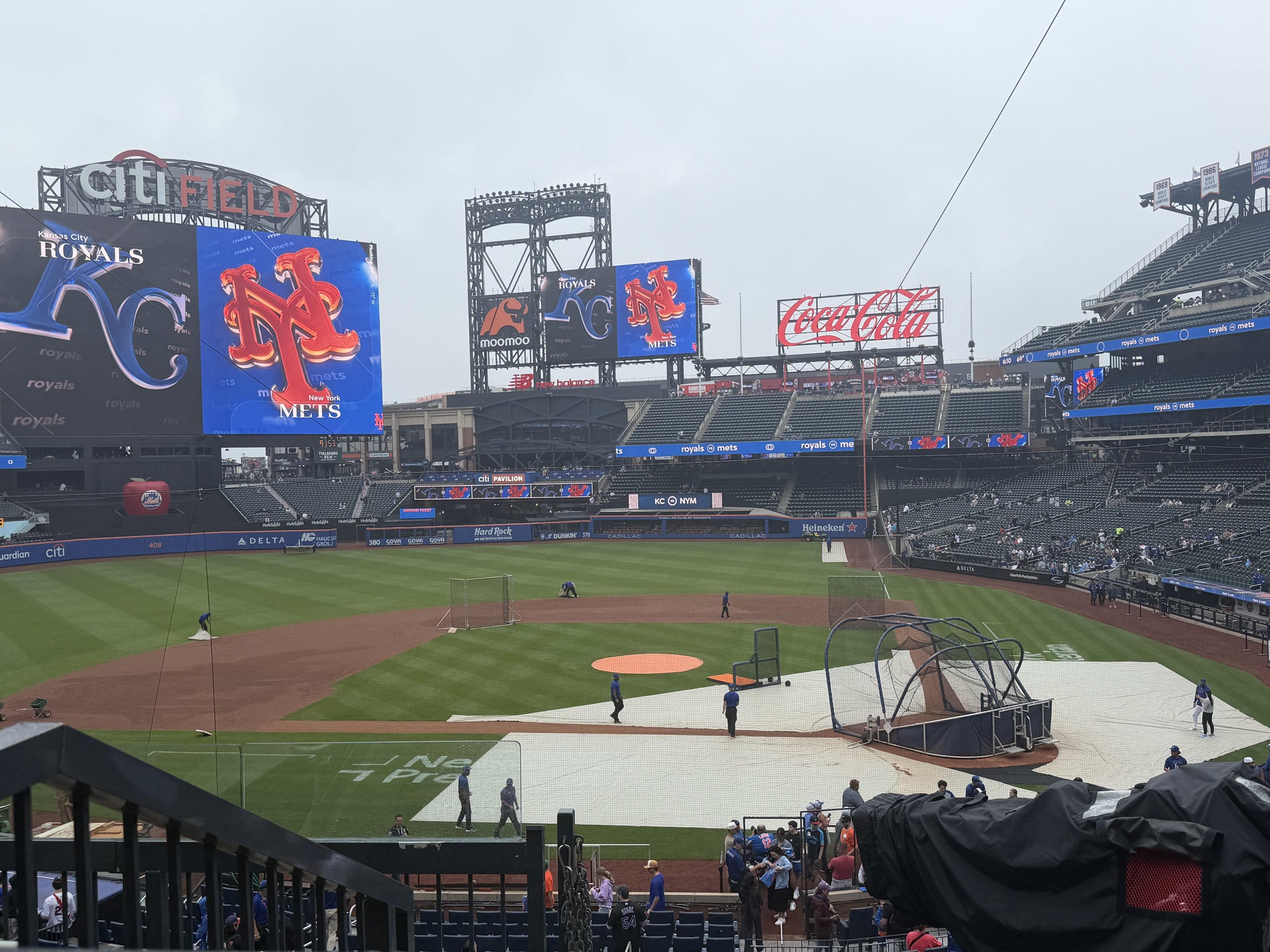 Real Fan View taken from Hyundai Club 119 at Citi Field by Clara S
