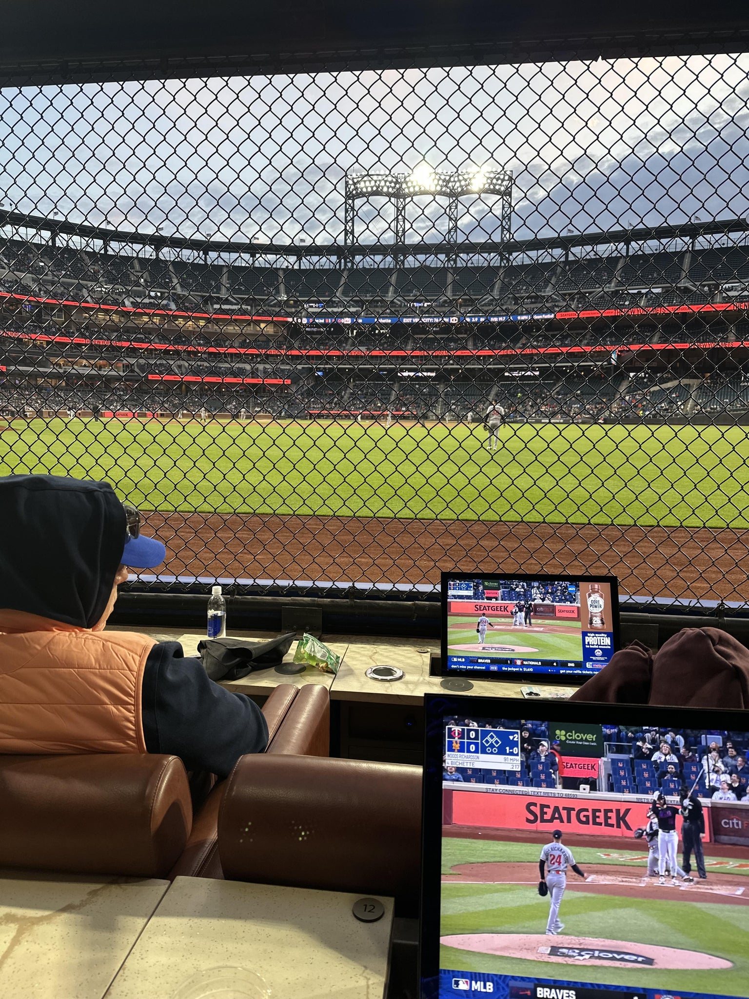 Real Fan View taken from The Cadillac Club AT Paysons at Citi Field by Omar F