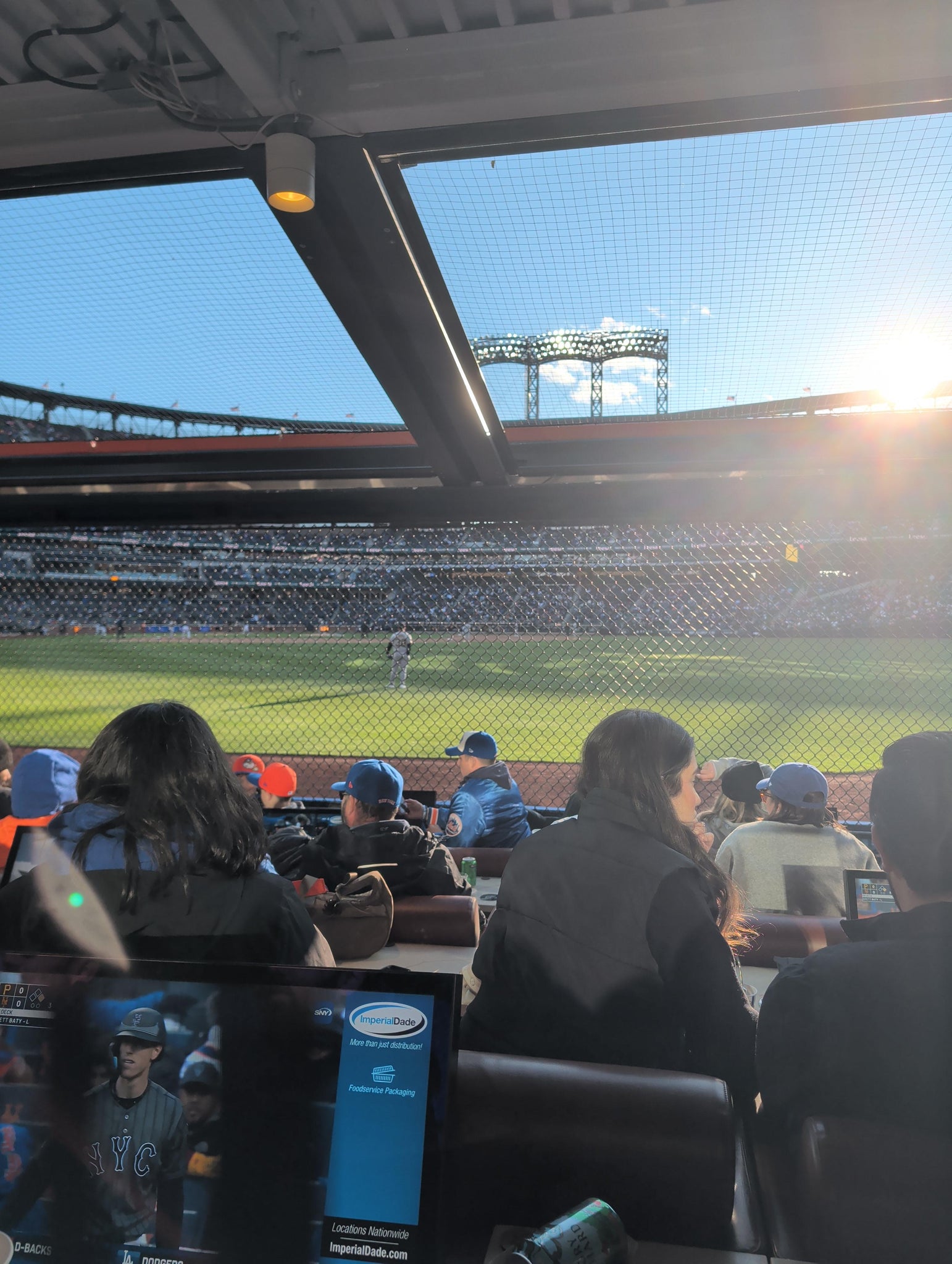 Real Fan View taken from The Cadillac Club AT Paysons at Citi Field by Eddie P