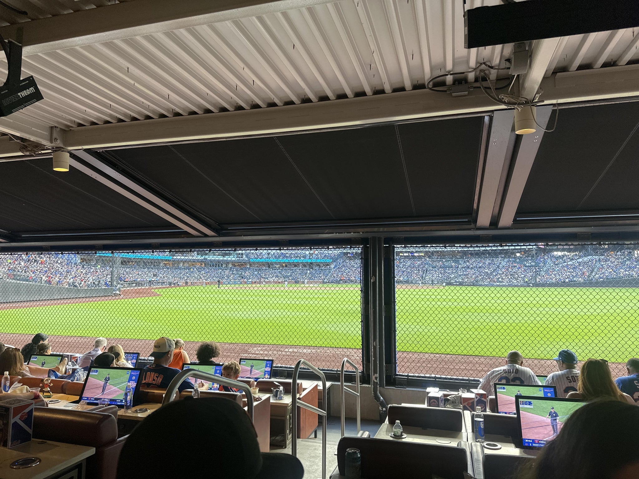 Real Fan View taken from The Cadillac Club AT Paysons at Citi Field by Kimberly P