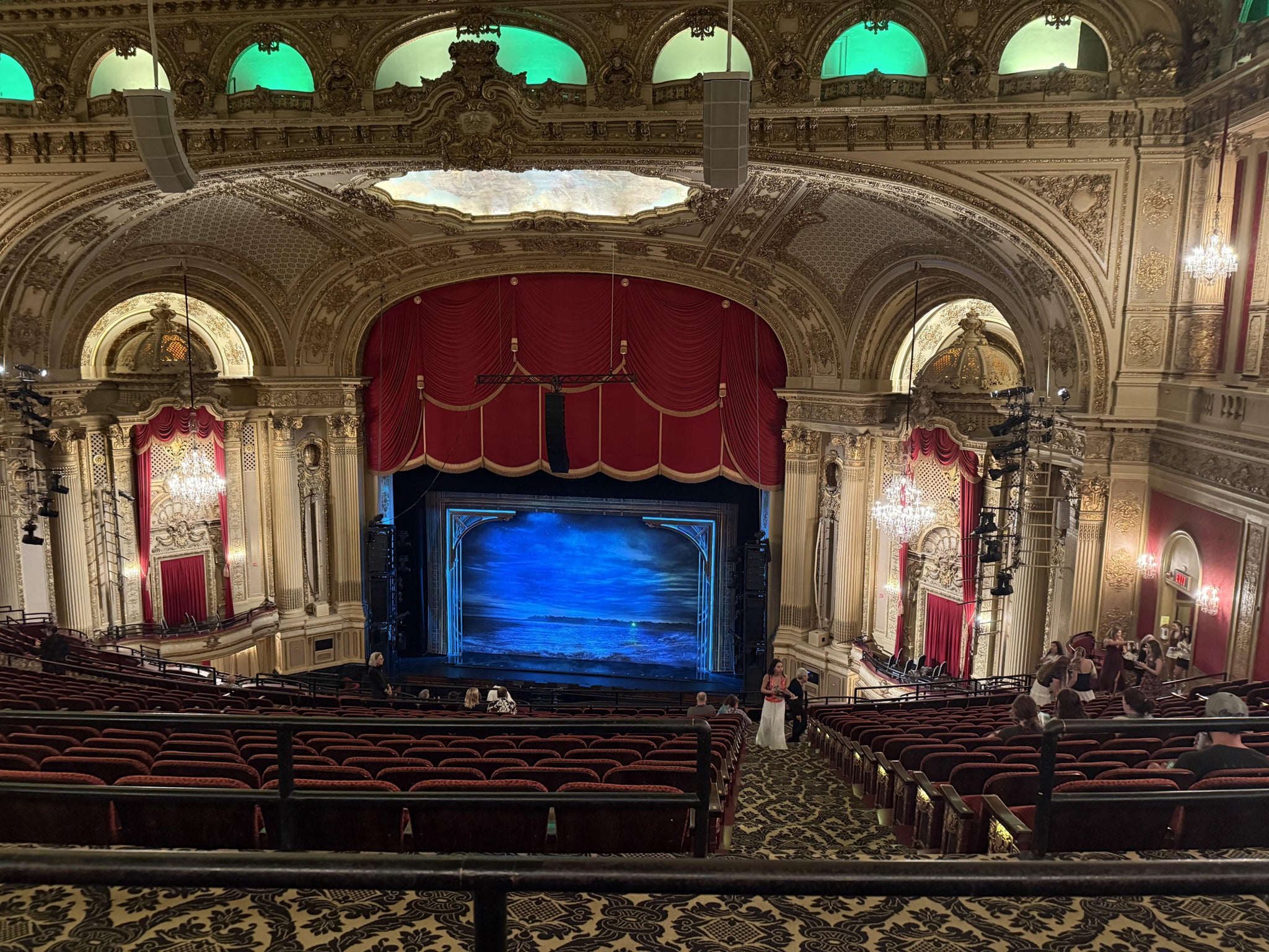 Real Fan View taken from Balcony Right Center at Citizens Bank Opera House by Michael W