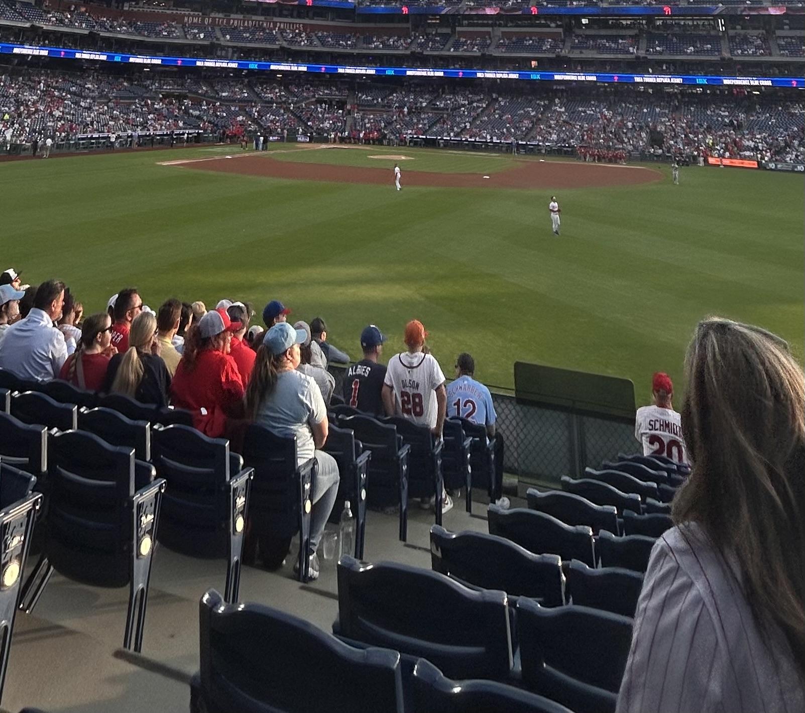 Real Fan View taken from Section 102 at Citizens Bank Park by David T