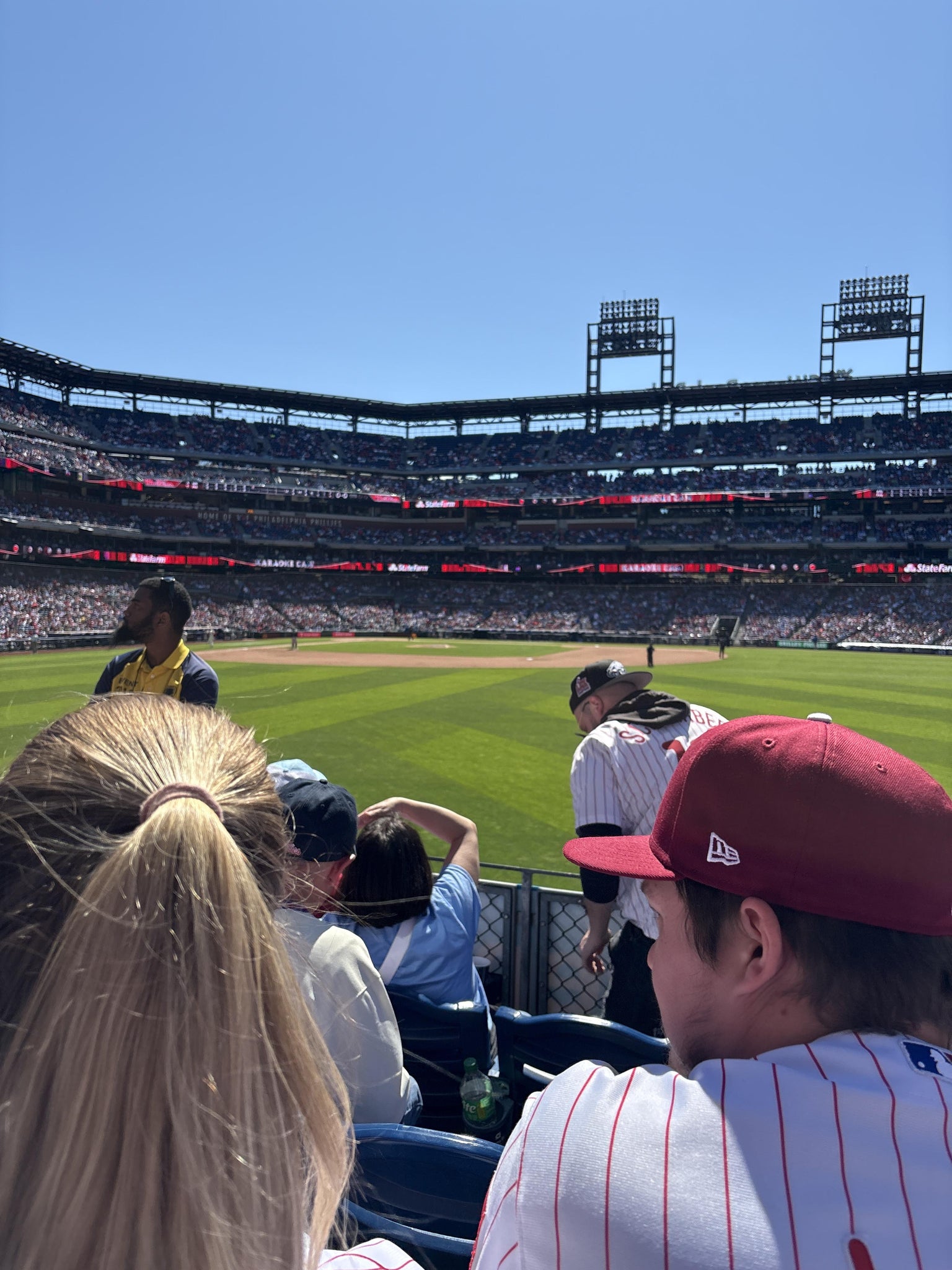 Real Fan View taken from Section 102 at Citizens Bank Park by Gabbi N