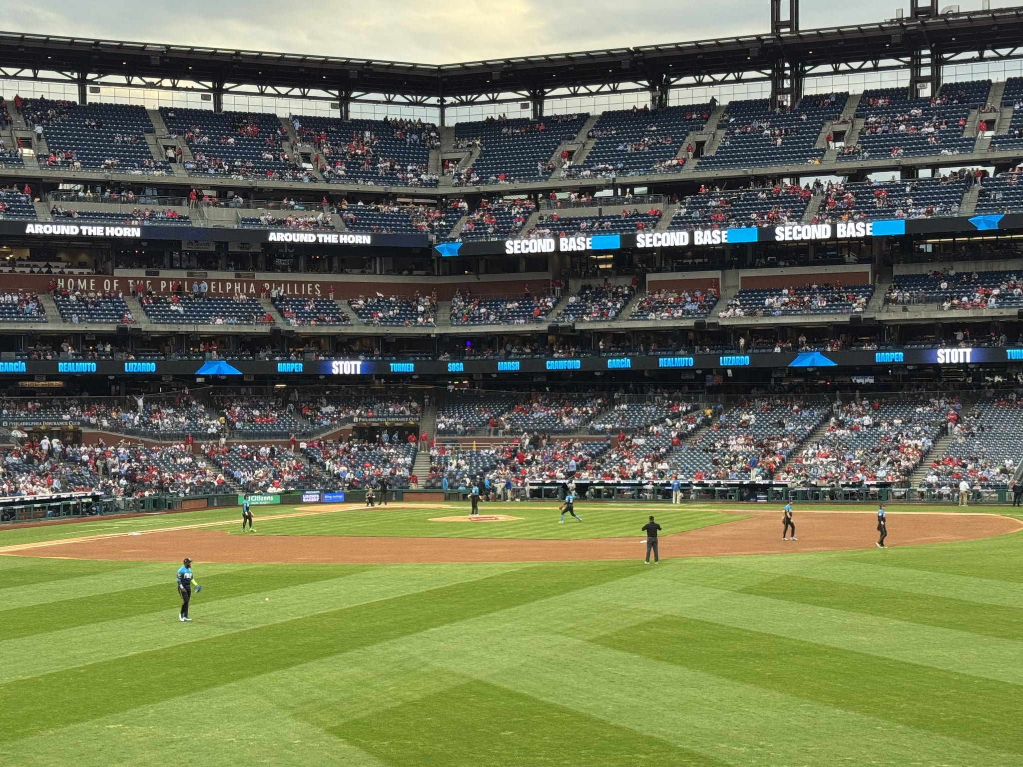 Real Fan View taken from Section 102 at Citizens Bank Park by Anonymous User