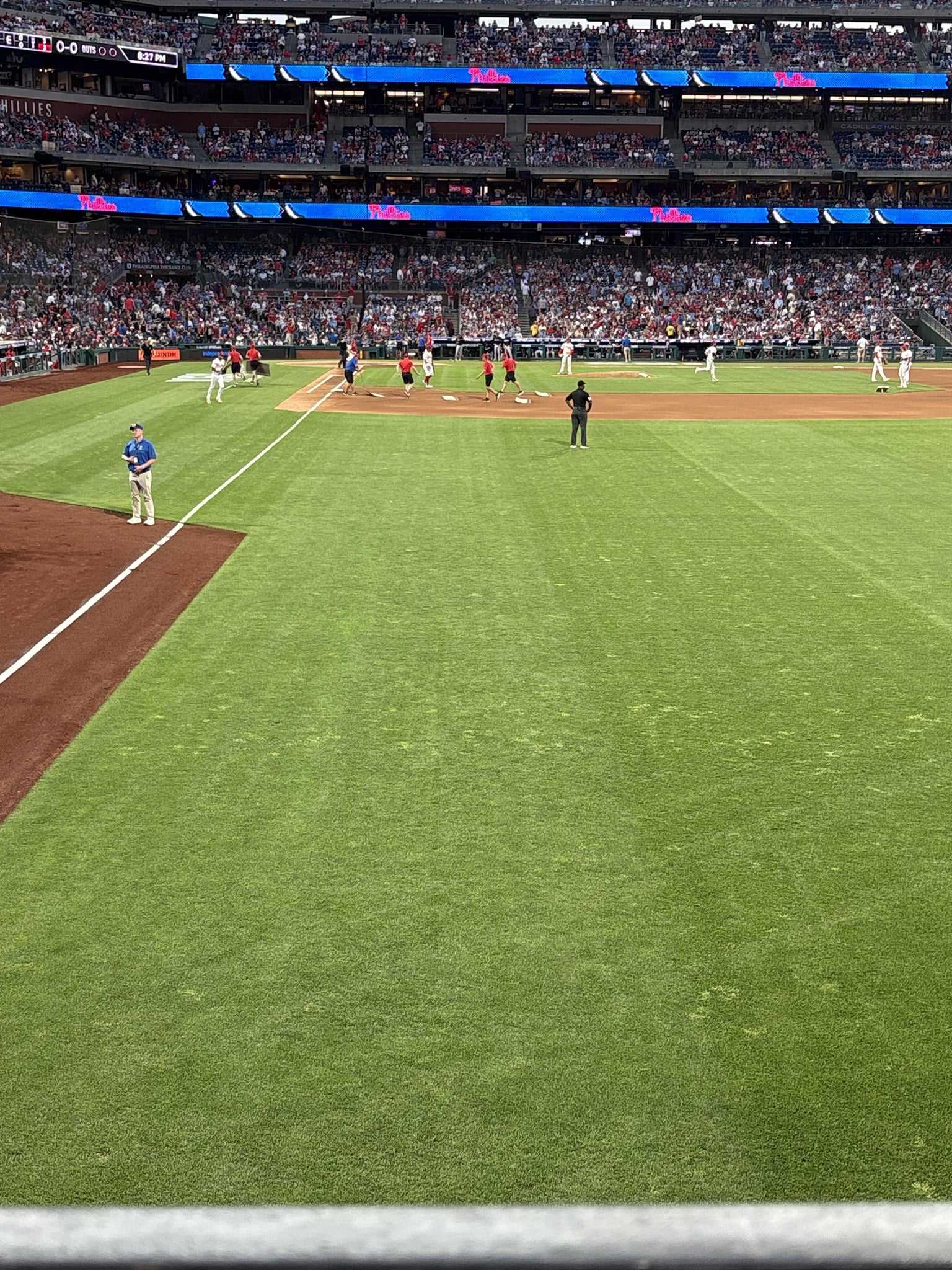 Real Fan View taken from Section 106 at Citizens Bank Park by Jude F