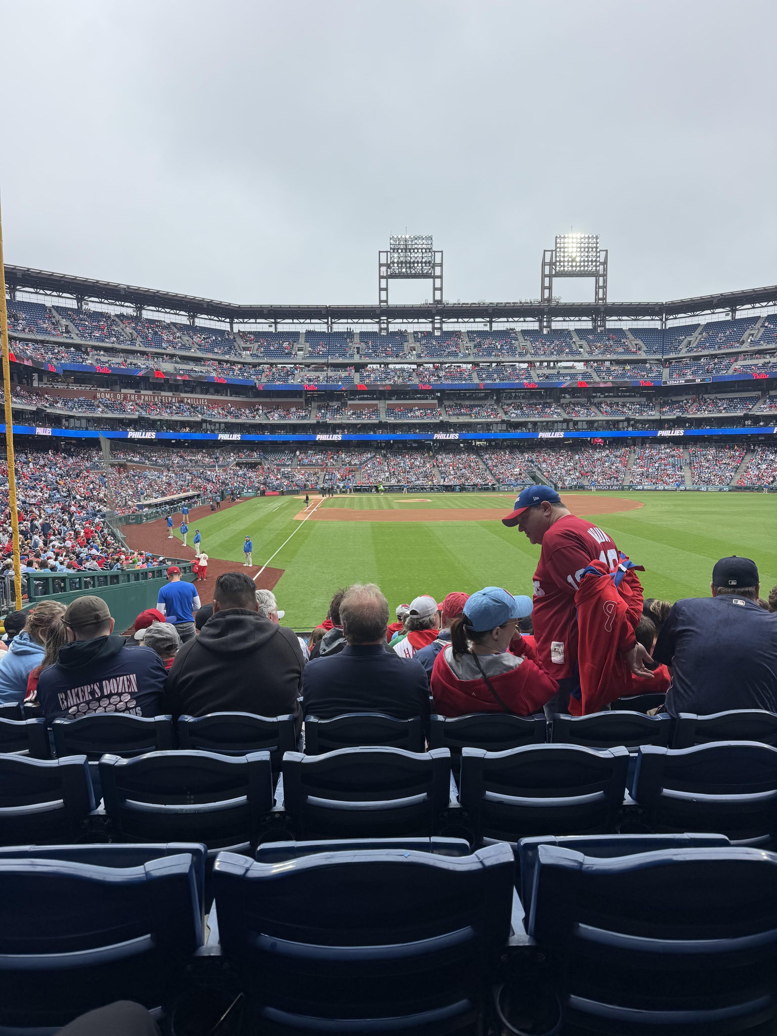 Real Fan View taken from Section 106 at Citizens Bank Park by Nick F