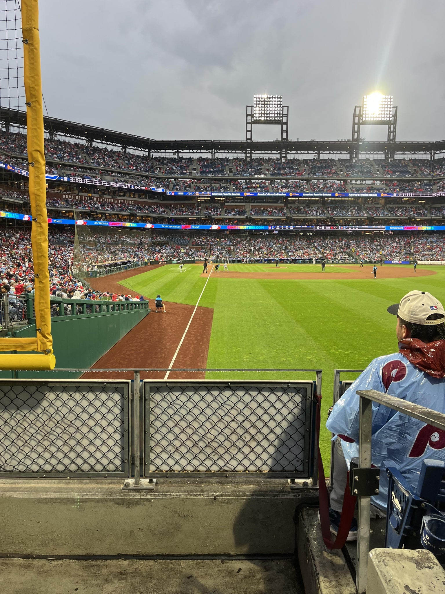 Real Fan View taken from Section 106 at Citizens Bank Park by Eloise M