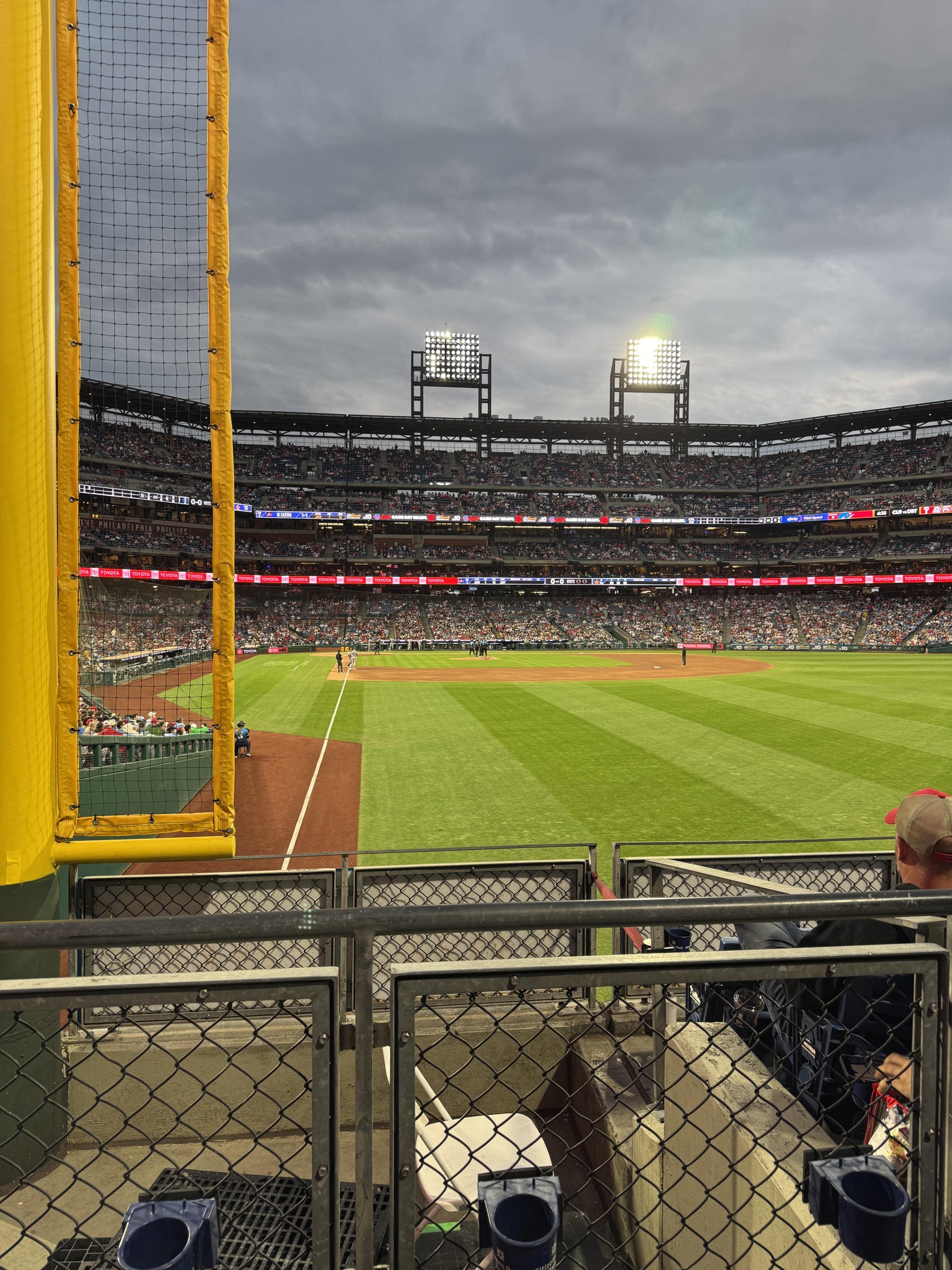 Real Fan View taken from Section 106 at Citizens Bank Park by Paul C