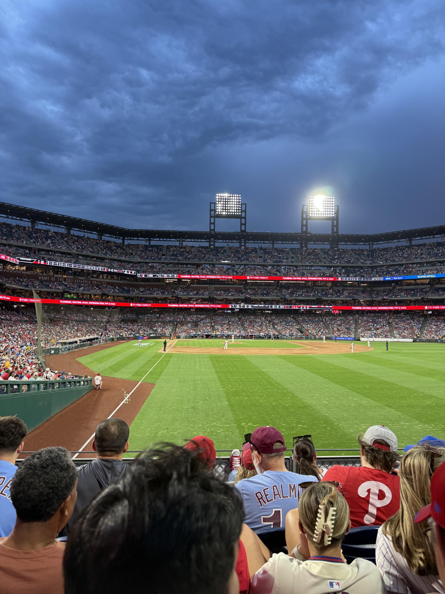 Real Fan View taken from Section 106 at Citizens Bank Park by Joe R