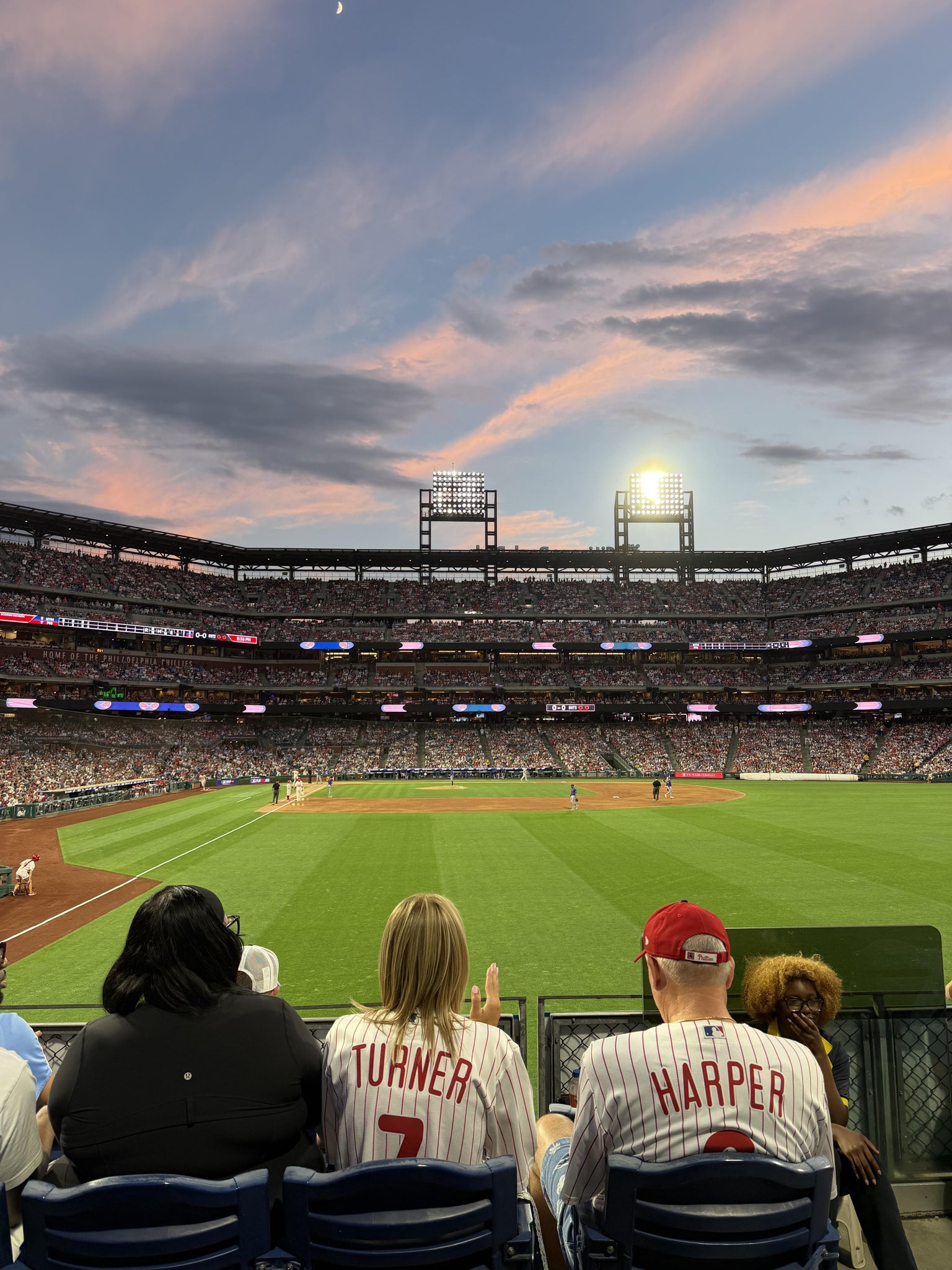 Real Fan View taken from Section 106 at Citizens Bank Park by Amy S