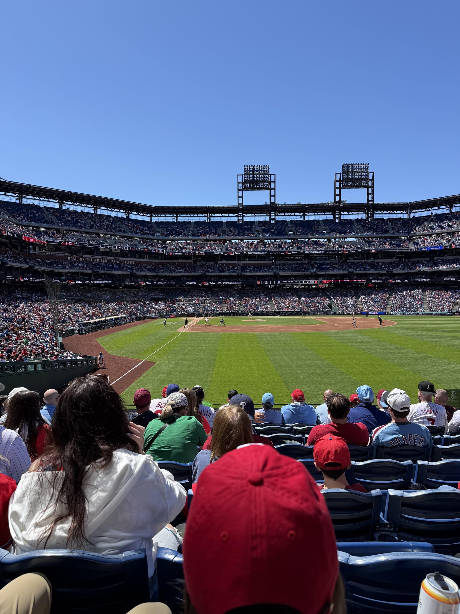 Real Fan View taken from Section 106 at Citizens Bank Park by Patrick C
