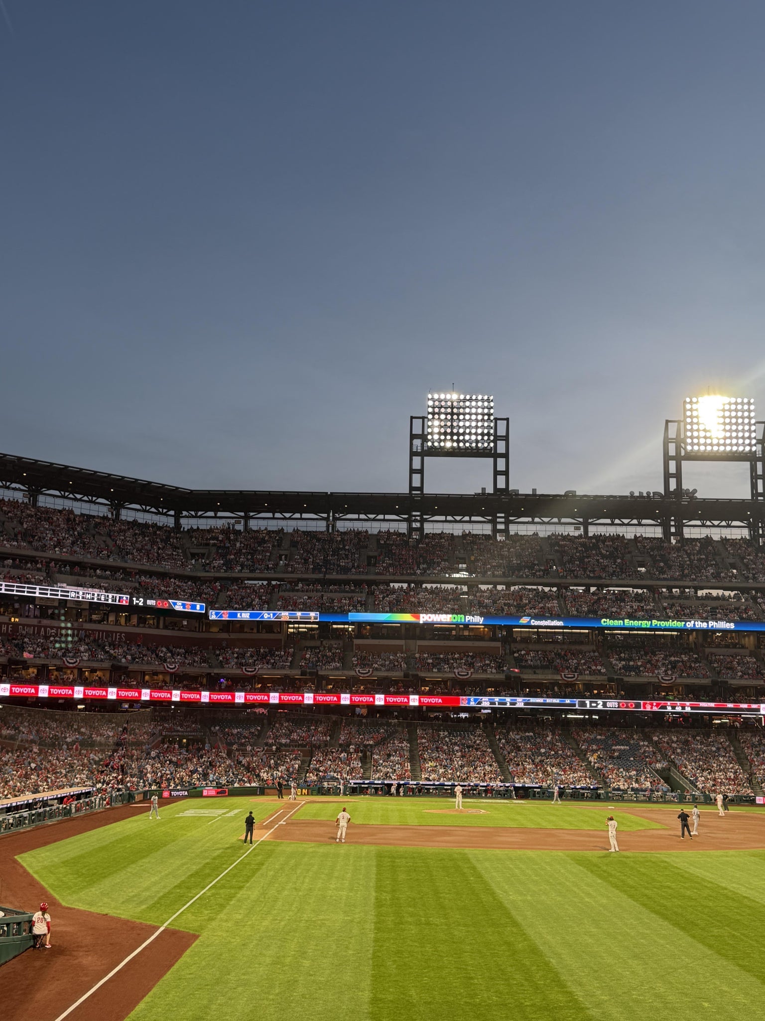 Real Fan View taken from Section 106 at Citizens Bank Park by Ian A