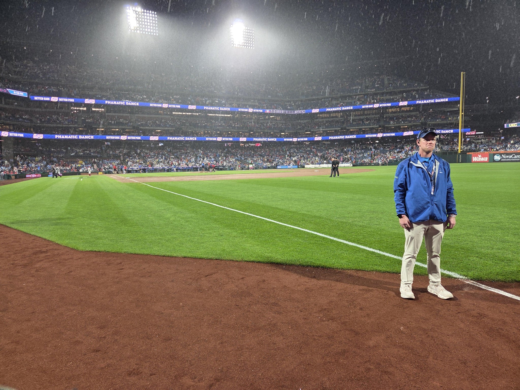 Real Fan View taken from Section 109 at Citizens Bank Park by Aaron S