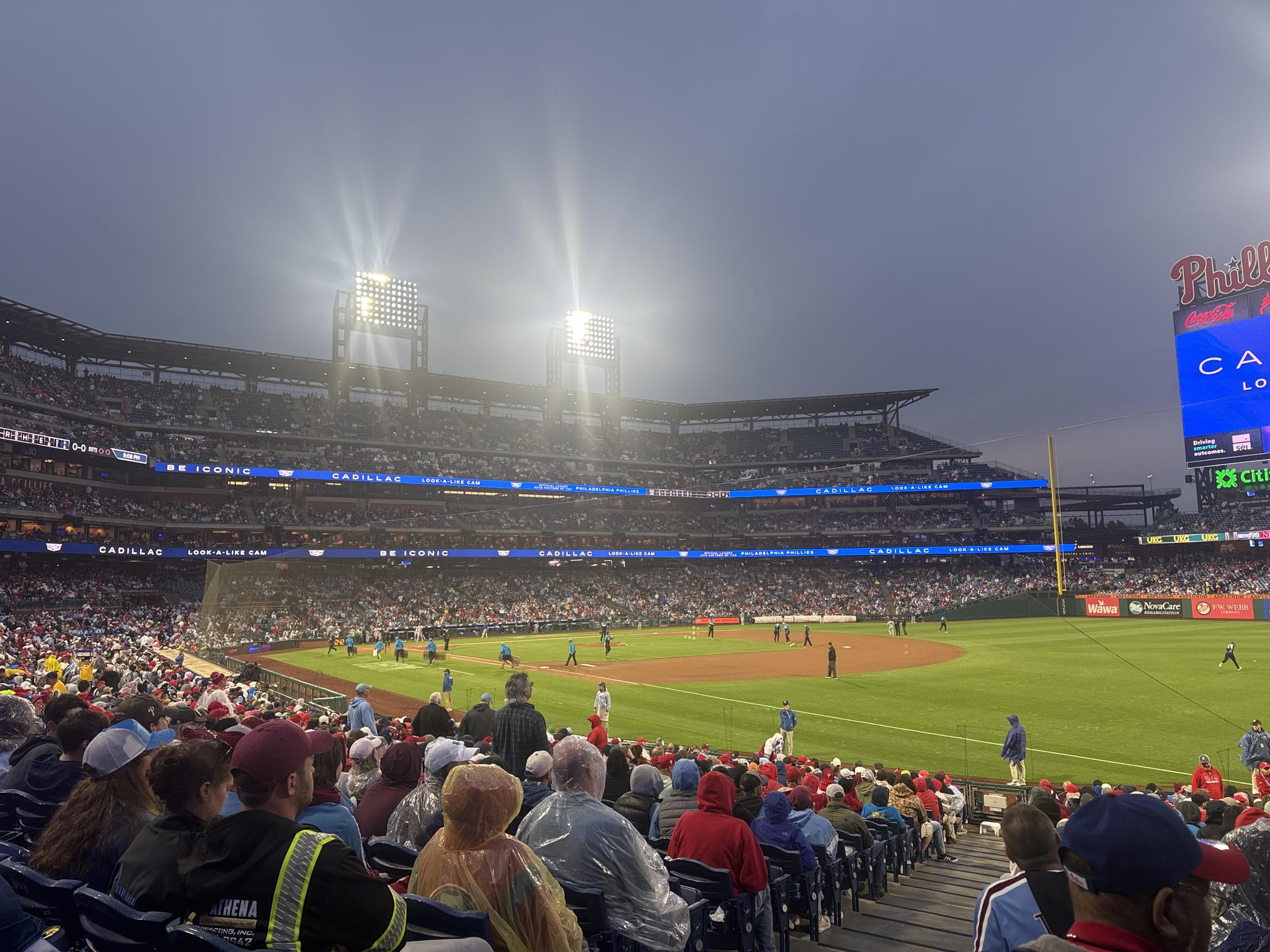 Real Fan View taken from Section 110 at Citizens Bank Park by Kevin M