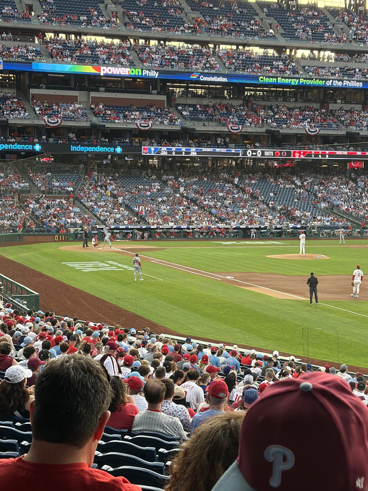 Real Fan View taken from Section 110 at Citizens Bank Park by Anonymous User