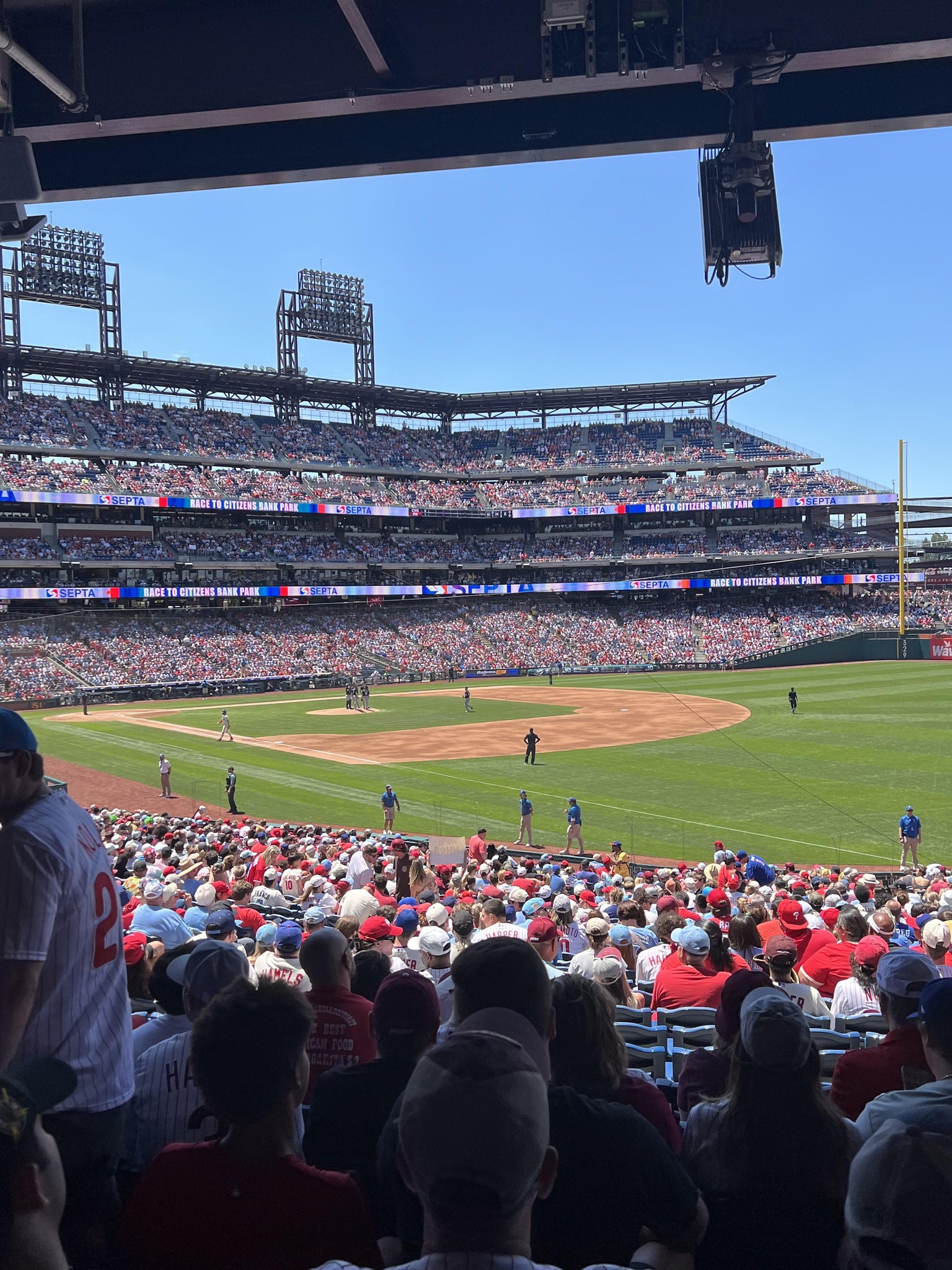 Real Fan View taken from Section 110 at Citizens Bank Park by Kerem B