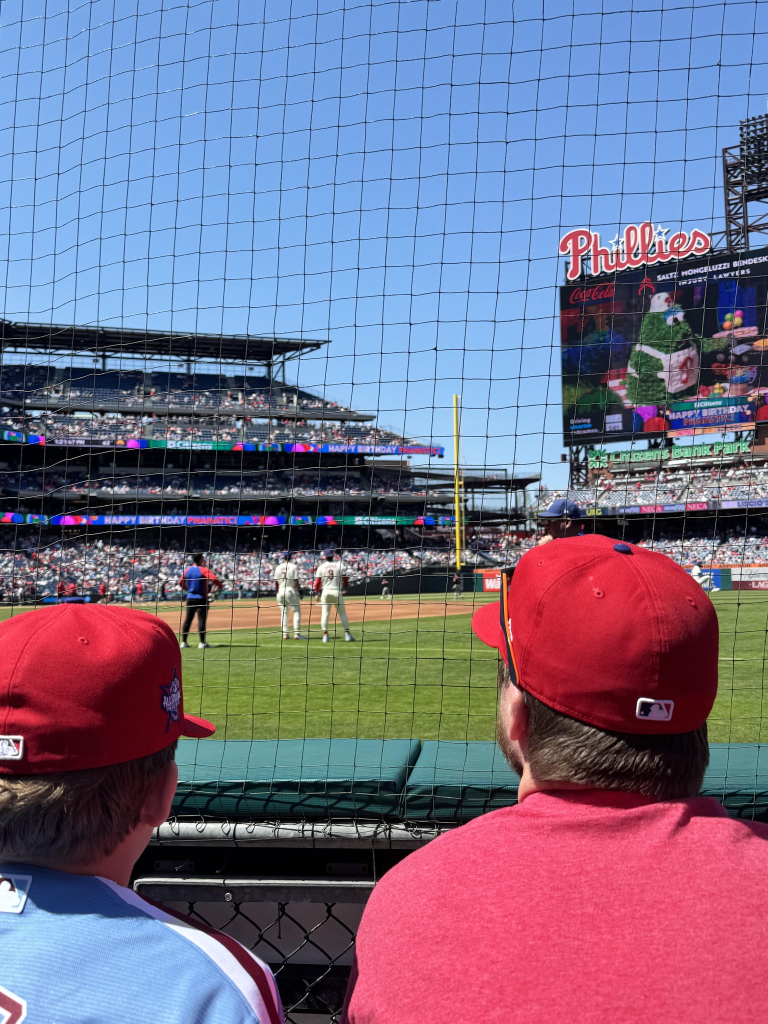 Vue réelle des fans prise de la Section 112 au site Citizens Bank Park par Nicolle T