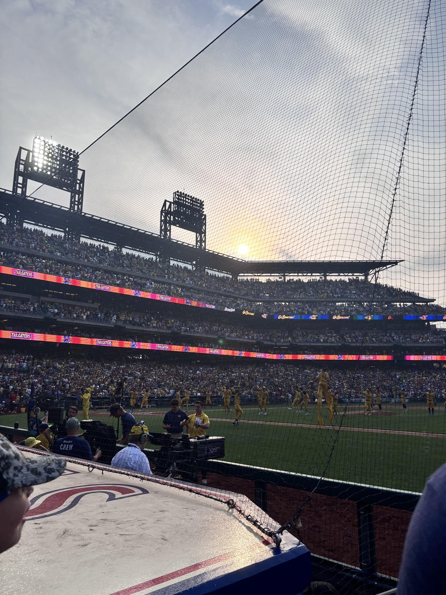 Vue réelle des fans prise de la Section 115 au site Citizens Bank Park par Izabella M