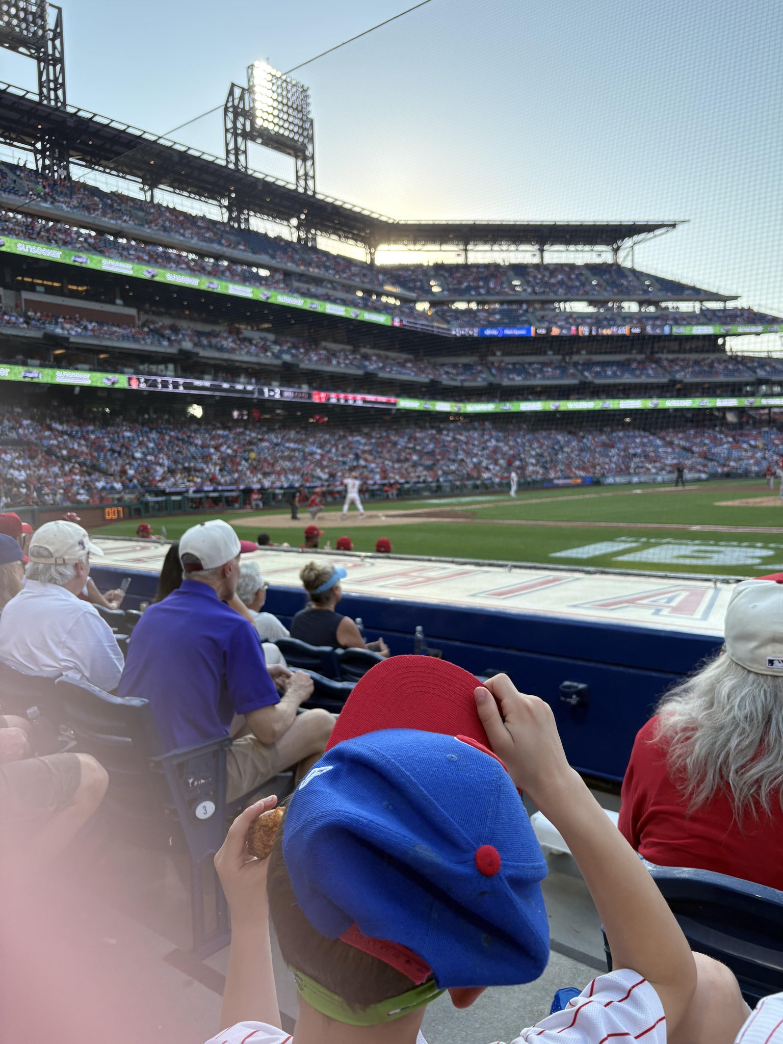 Real Fan View taken from Section 116 at Citizens Bank Park by Joe W