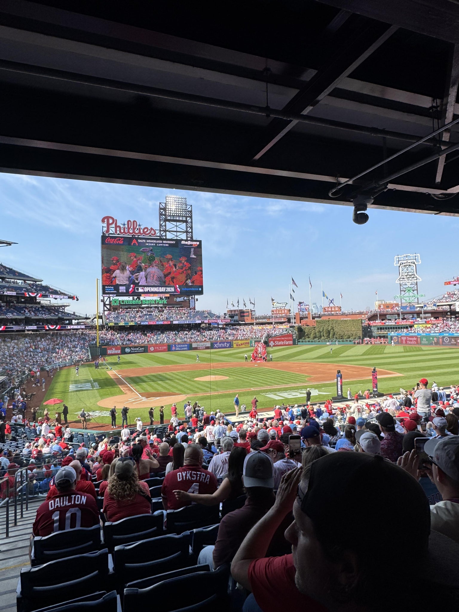 Real Fan View taken from Section 120 at Citizens Bank Park by Matt S