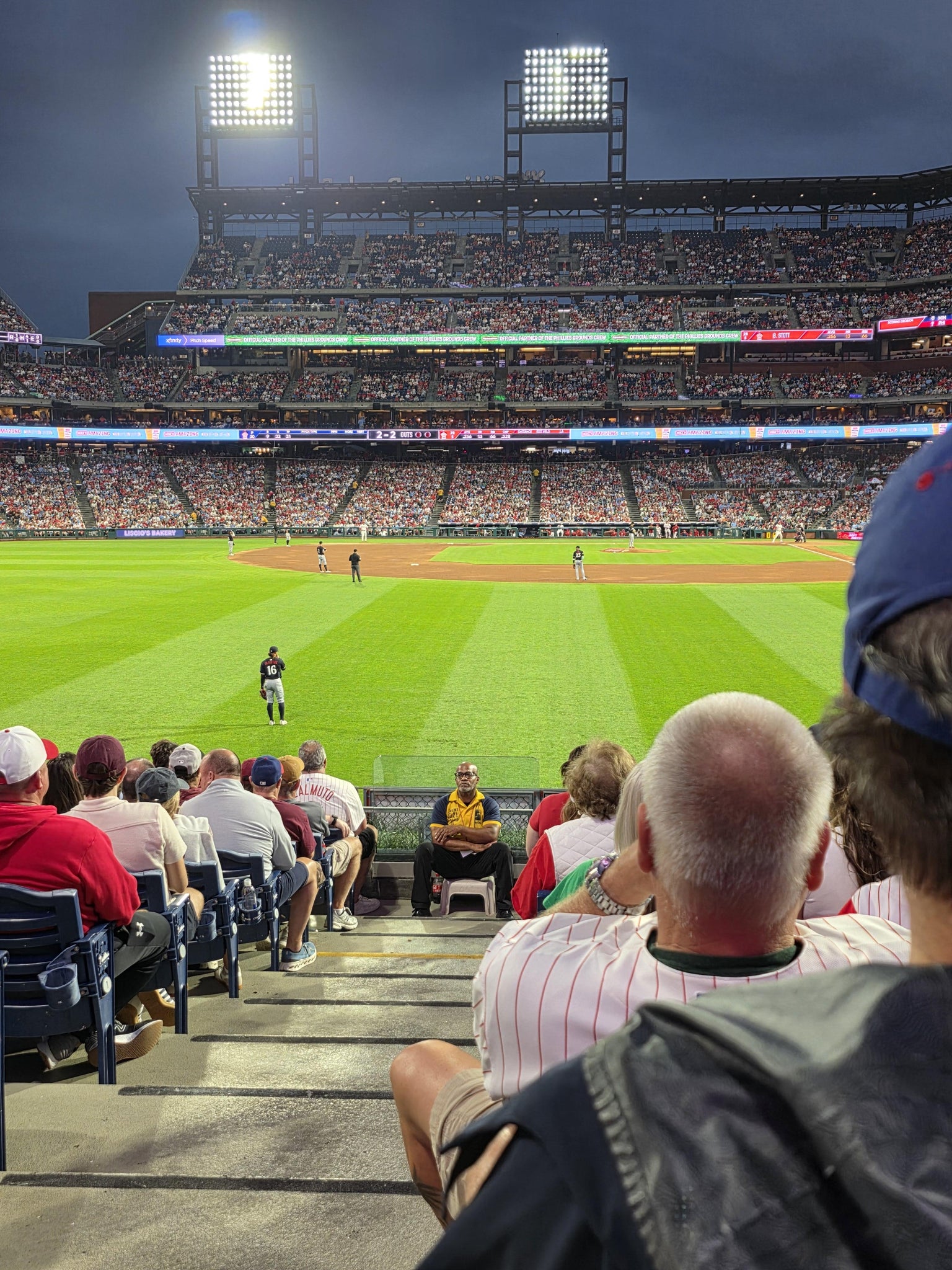 Real Fan View taken from Section 134 at Citizens Bank Park by Constance A