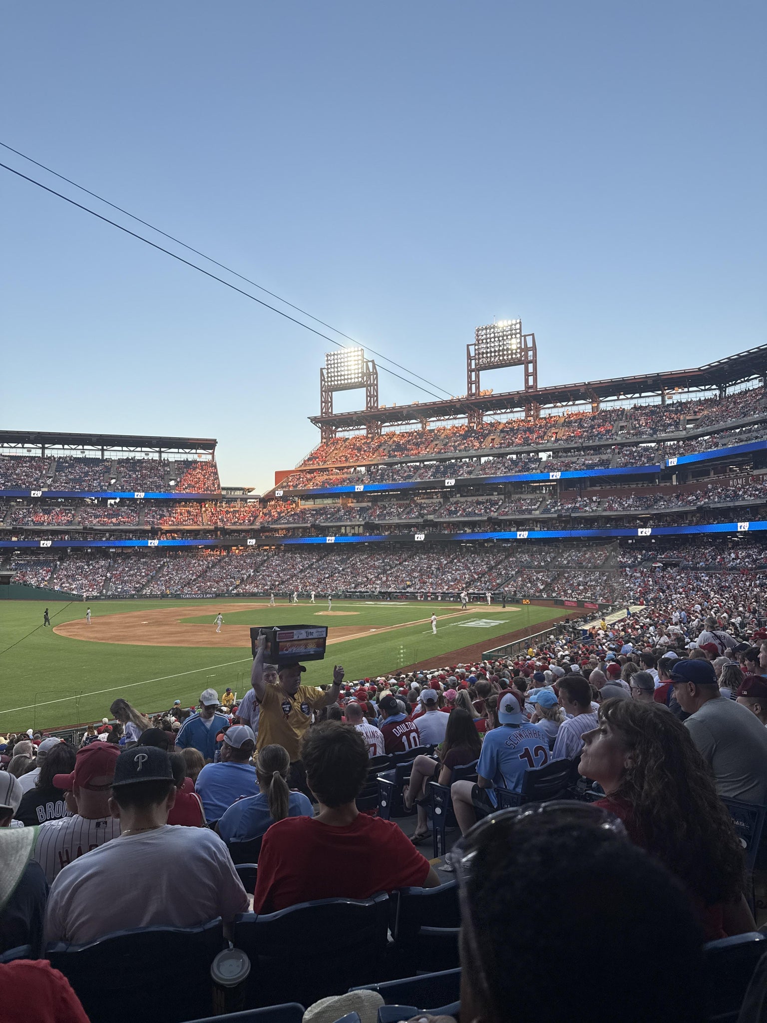 Real Fan View taken from Section 137 at Citizens Bank Park by Stephen L