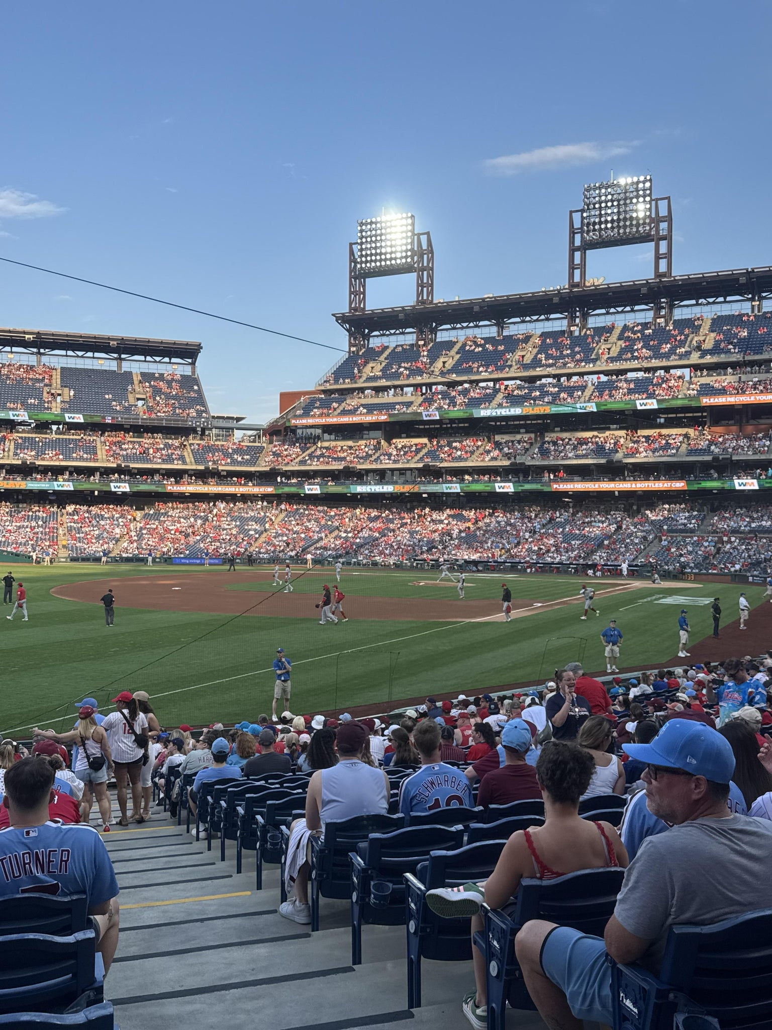 Real Fan View taken from Section 138 at Citizens Bank Park by Paul D