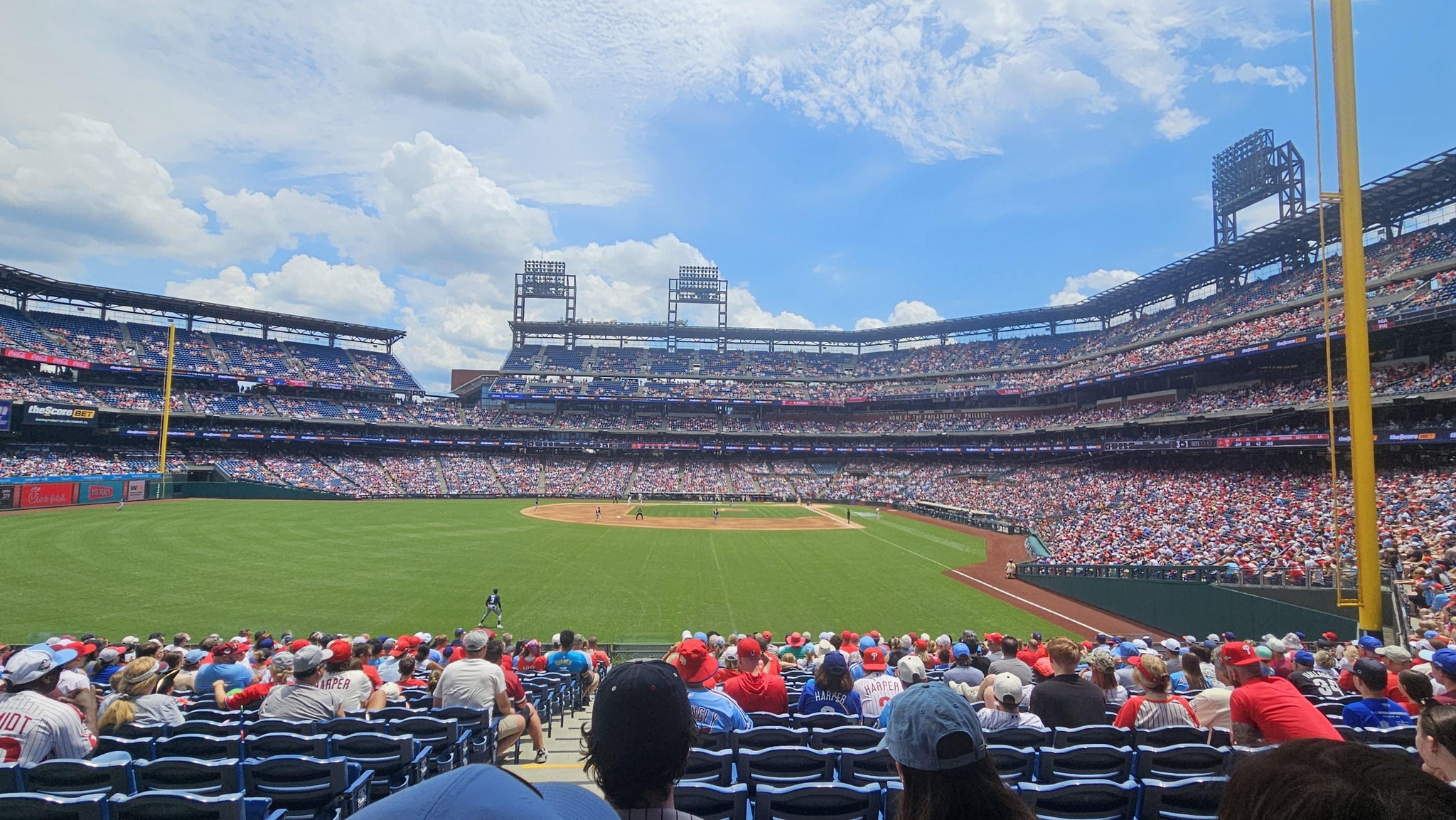 Real Fan View taken from Section 138 at Citizens Bank Park by Carrie P