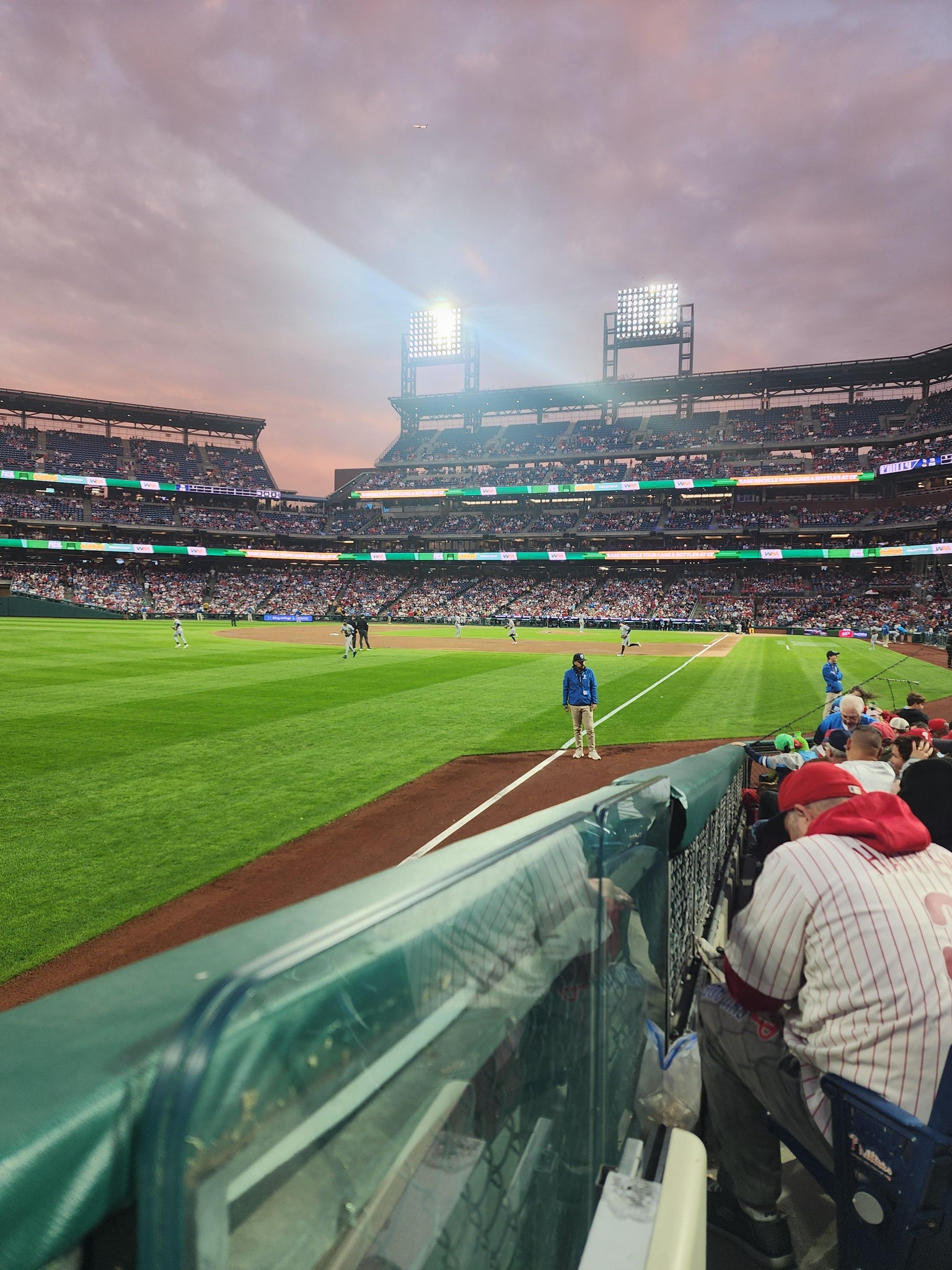 Real Fan View taken from Section 139 at Citizens Bank Park by Brianna C