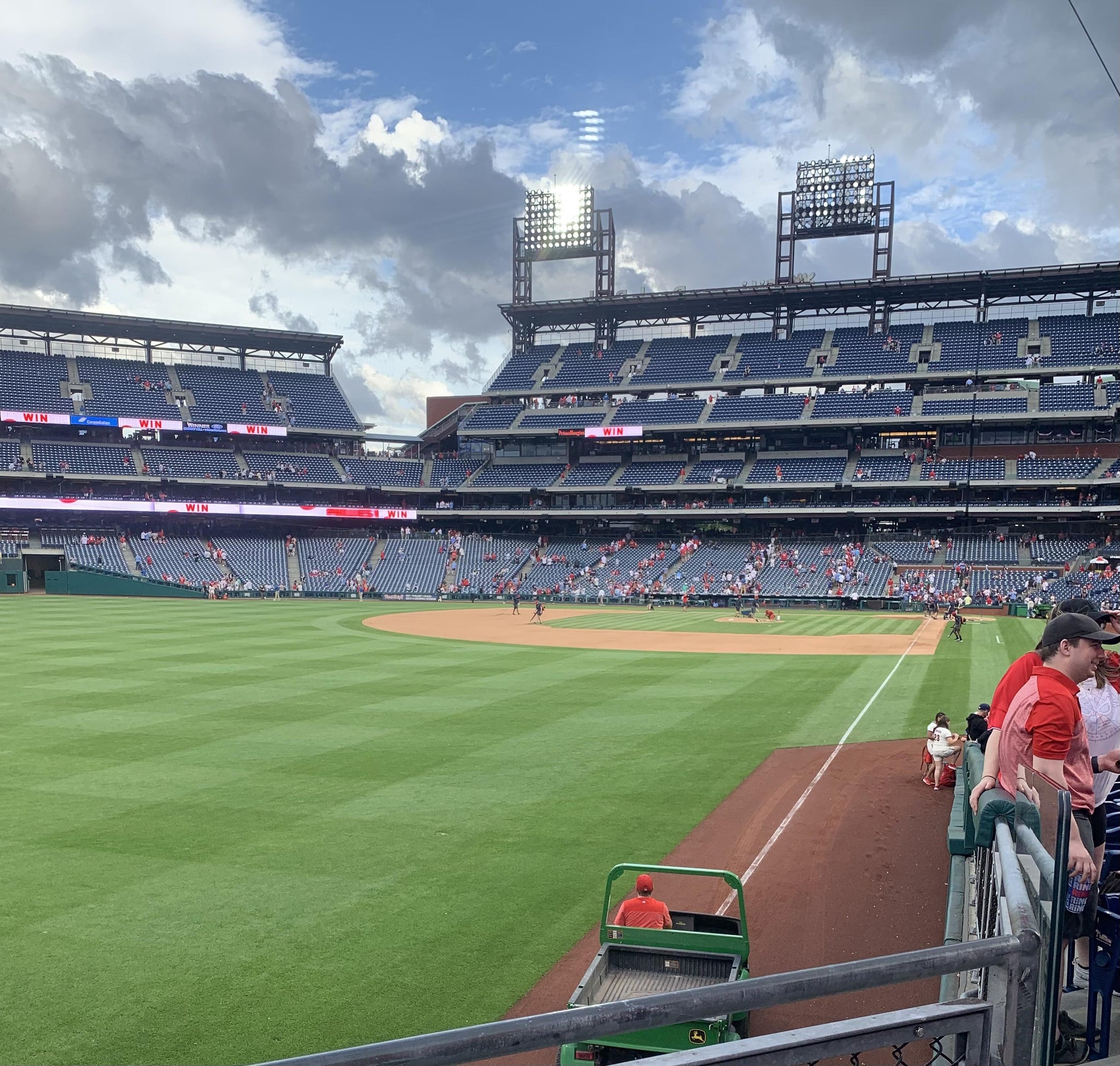 Real Fan View taken from Section 140 at Citizens Bank Park by John D