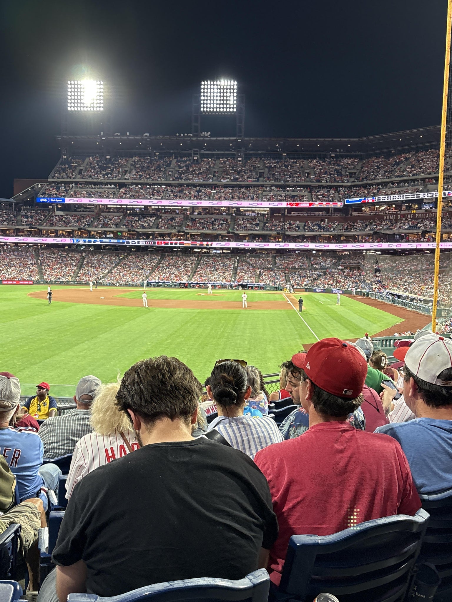 Real Fan View taken from Section 141 at Citizens Bank Park by Lisa C