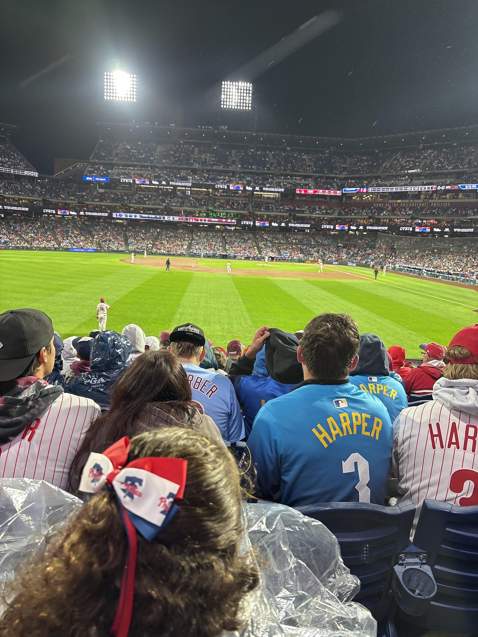 Real Fan View taken from Section 143 at Citizens Bank Park by Brett C