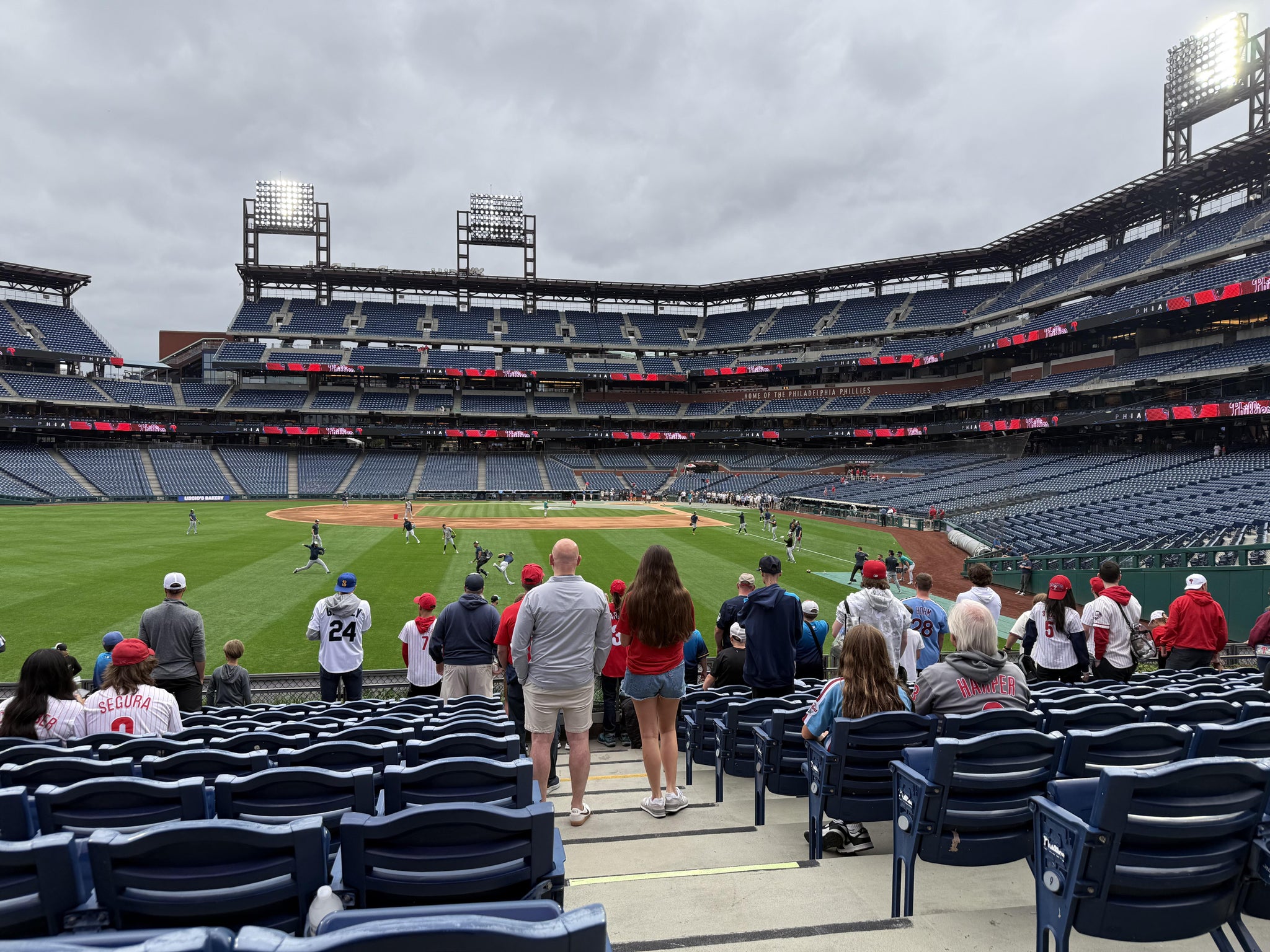 Real Fan View taken from Section 143 at Citizens Bank Park by John W