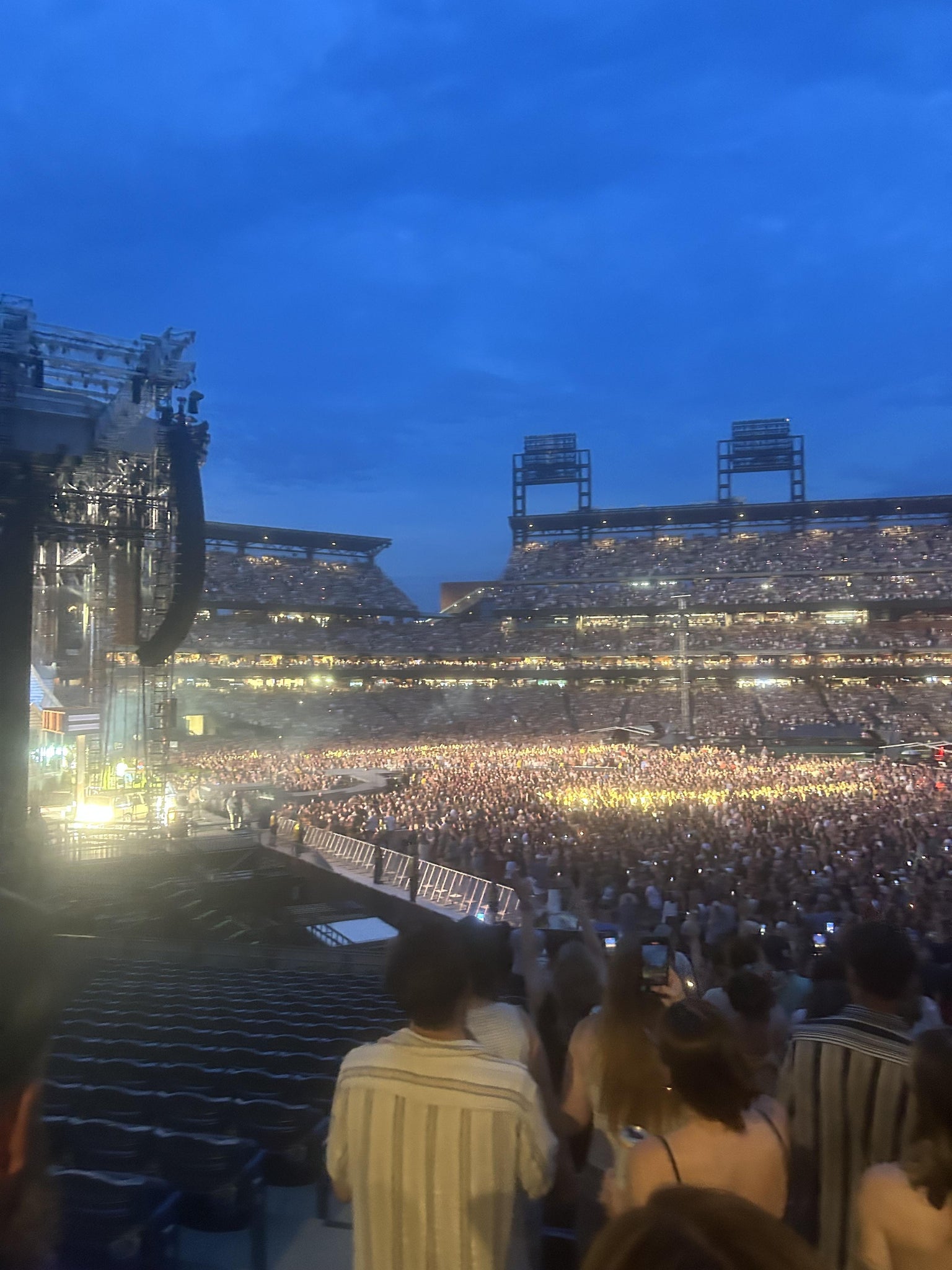 Real Fan View taken from Section 143 at Citizens Bank Park by Anonymous User