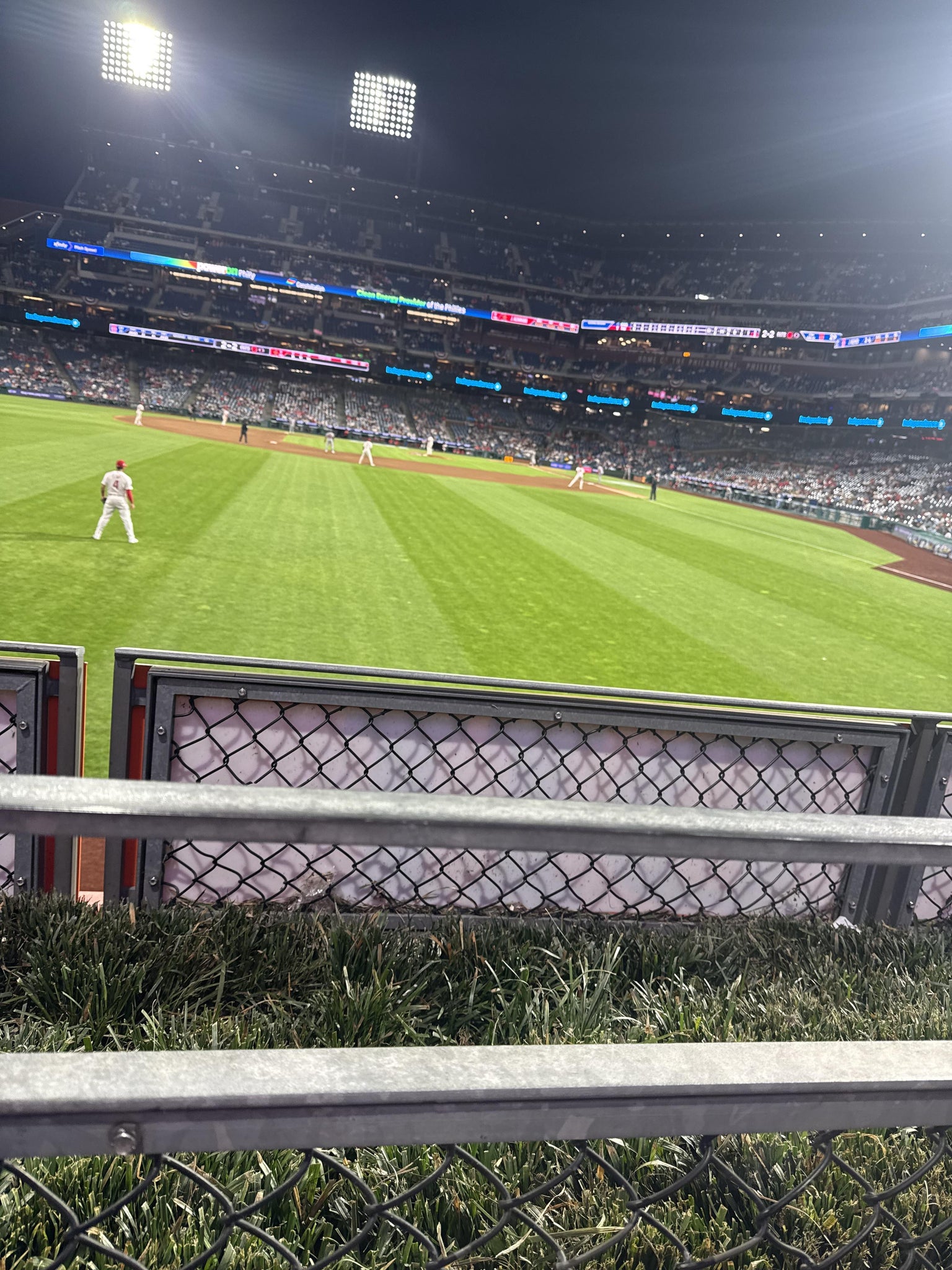 Real Fan View taken from Section 143 at Citizens Bank Park by Chris G