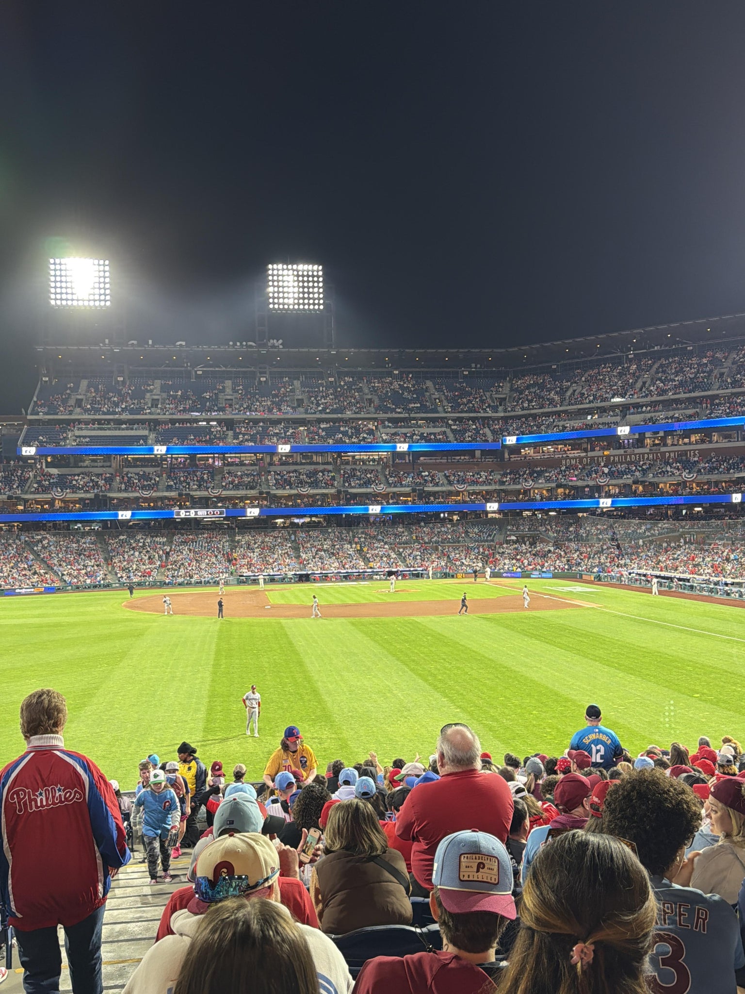 Real Fan View taken from Section 143 at Citizens Bank Park by Shawn H