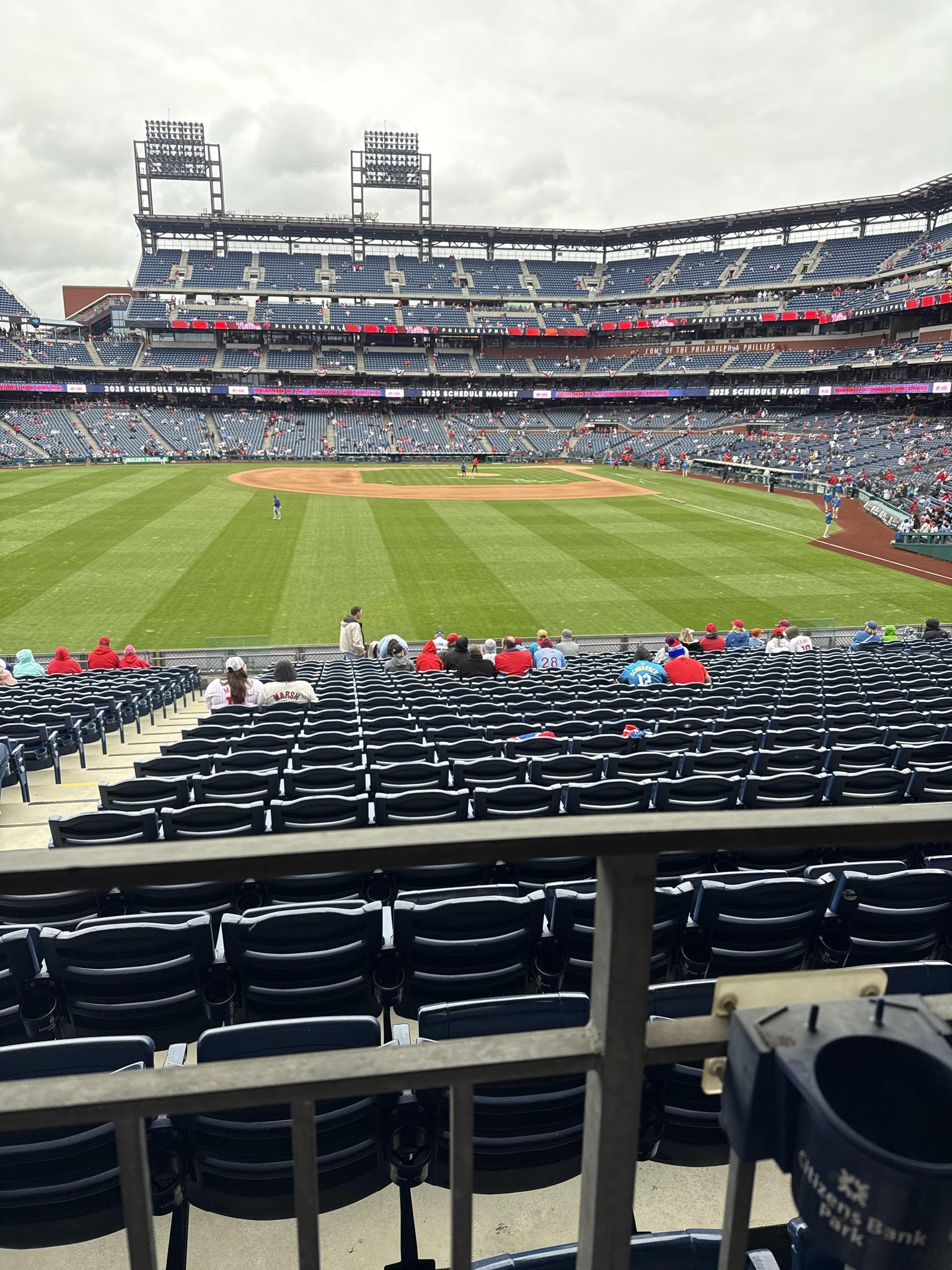 Real Fan View taken from Section 143 at Citizens Bank Park by Justin B