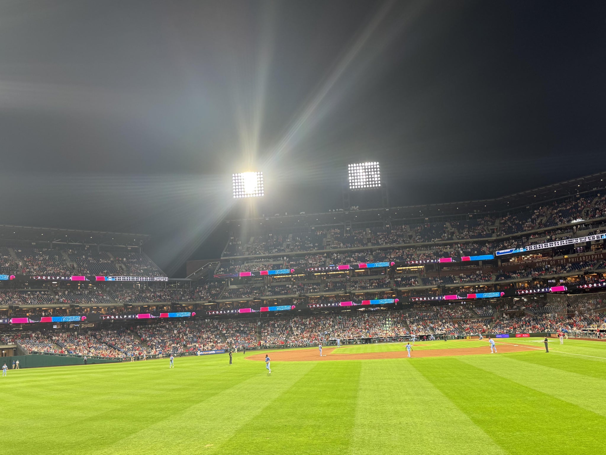 Real Fan View taken from Section 143 at Citizens Bank Park by Paul O
