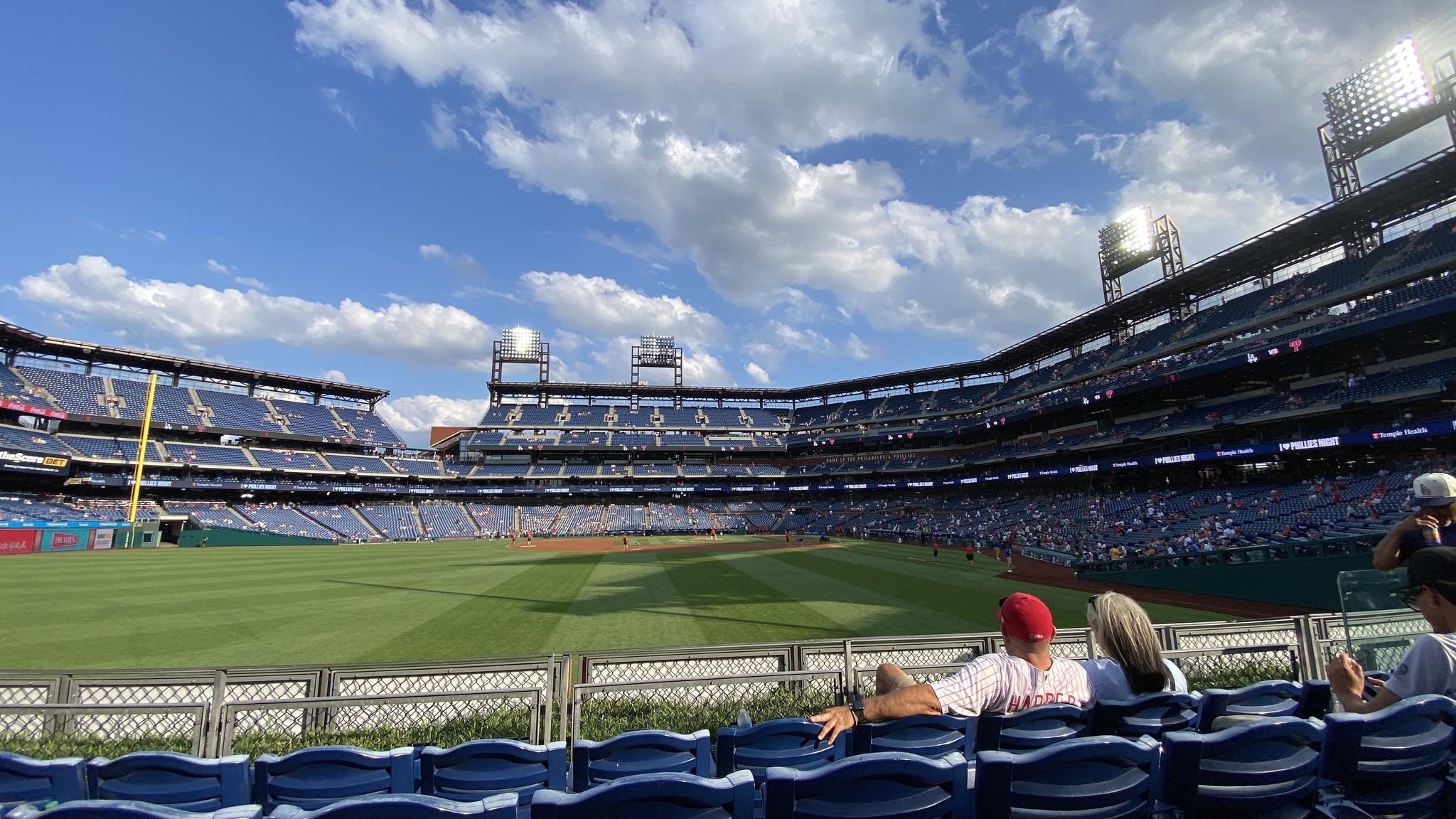 Real Fan View taken from Section 143 at Citizens Bank Park by Michael C