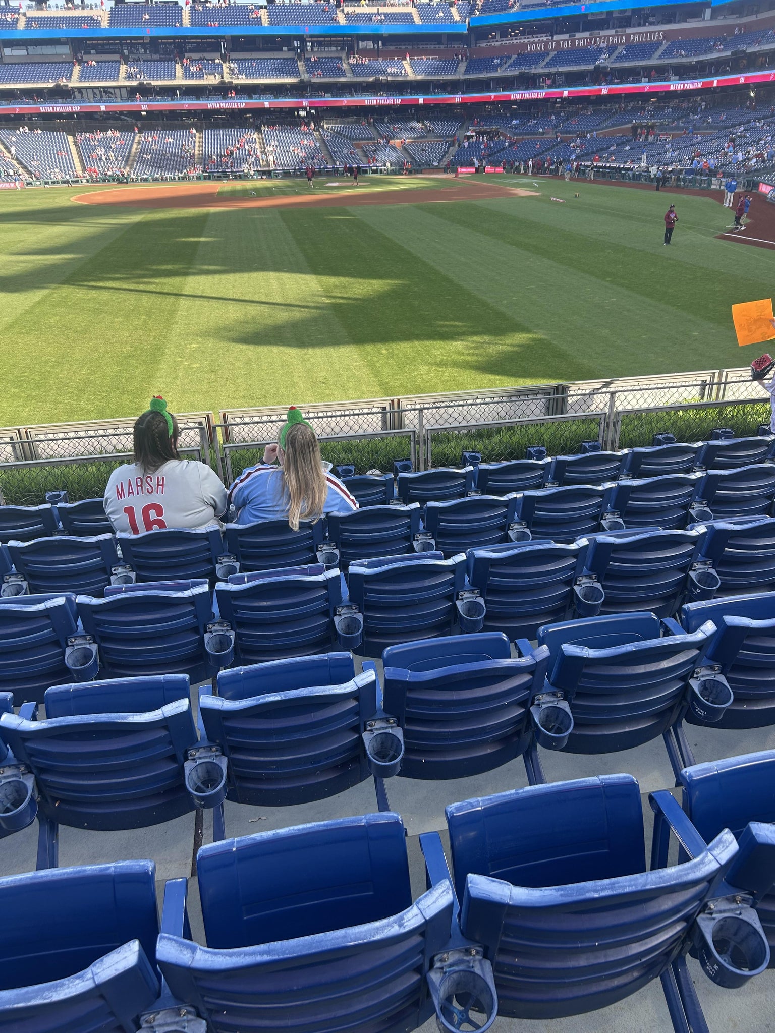 Real Fan View taken from Section 143 at Citizens Bank Park by Jim B