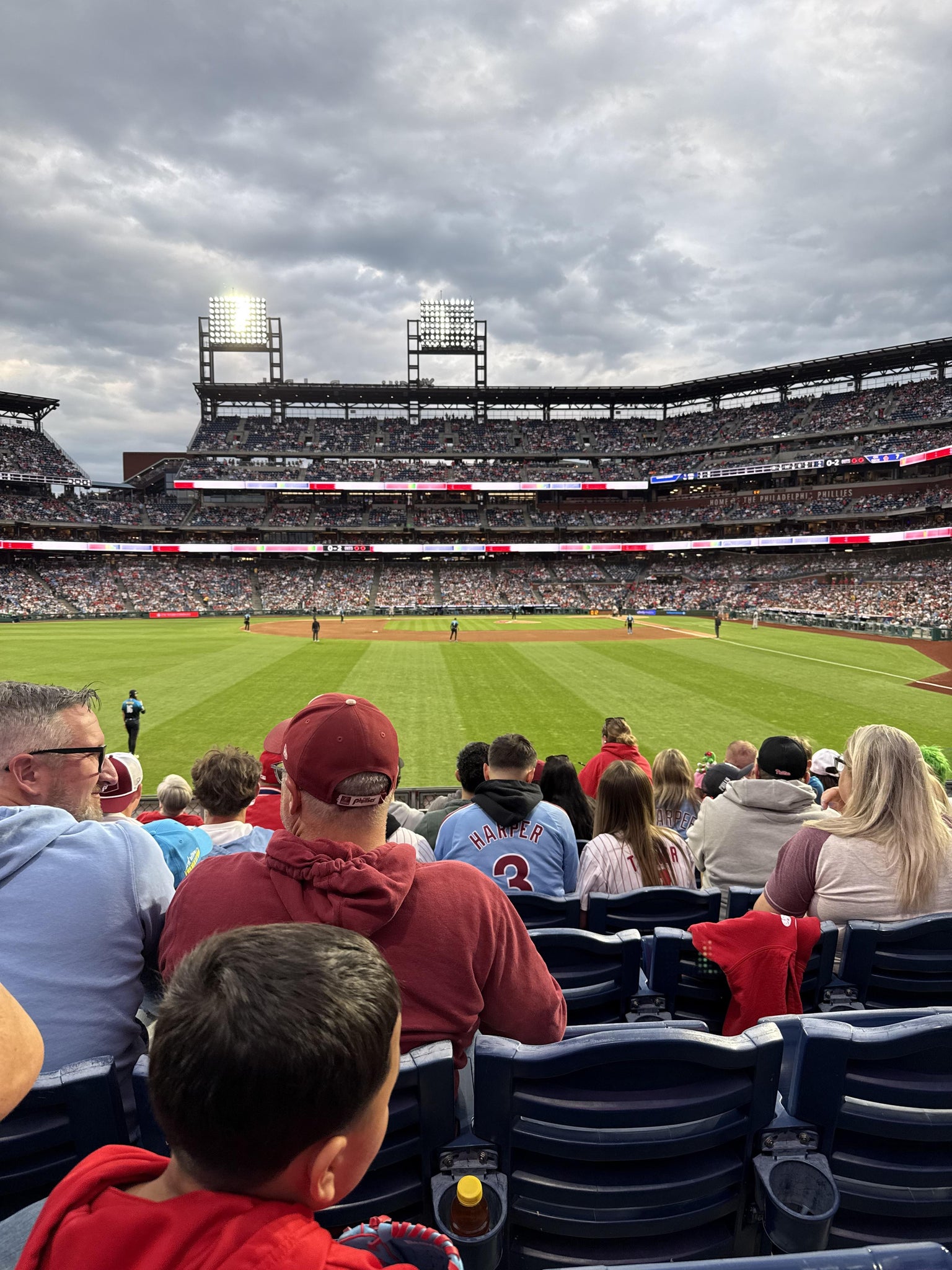 Real Fan View taken from Section 143 at Citizens Bank Park by Jennifer T