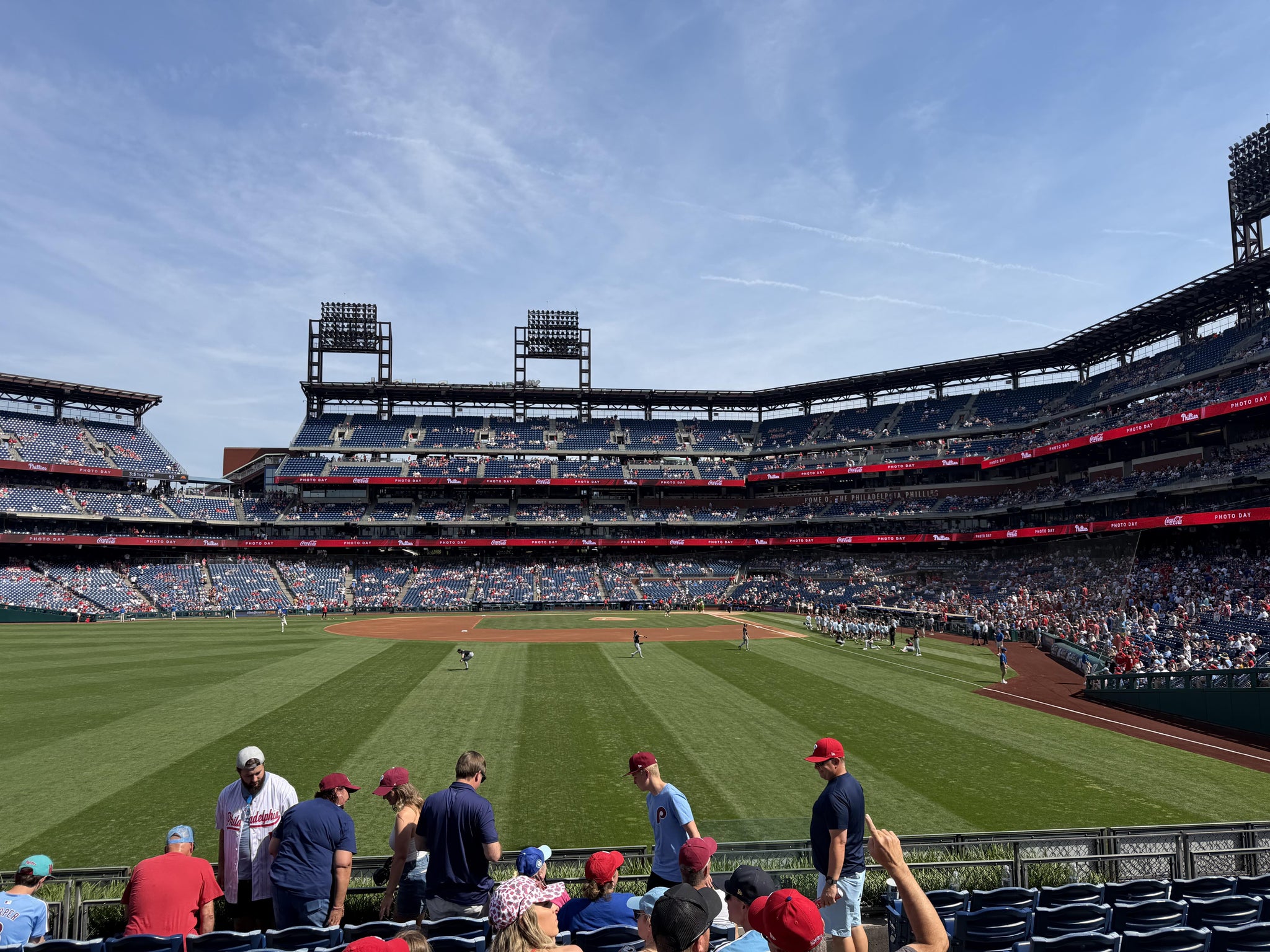 Real Fan View taken from Section 143 at Citizens Bank Park by Michael D