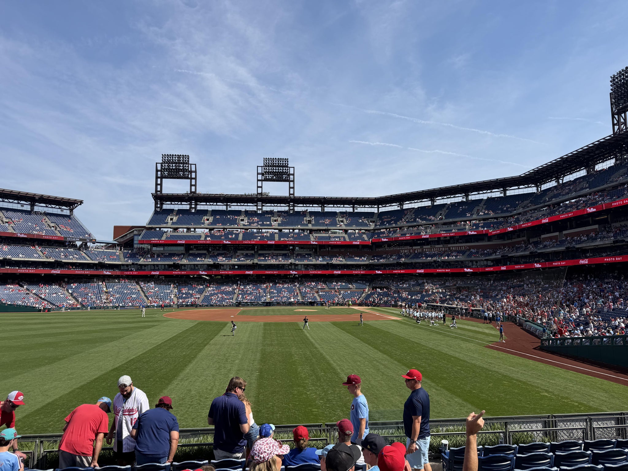 Real Fan View taken from Section 143 at Citizens Bank Park by Michael D