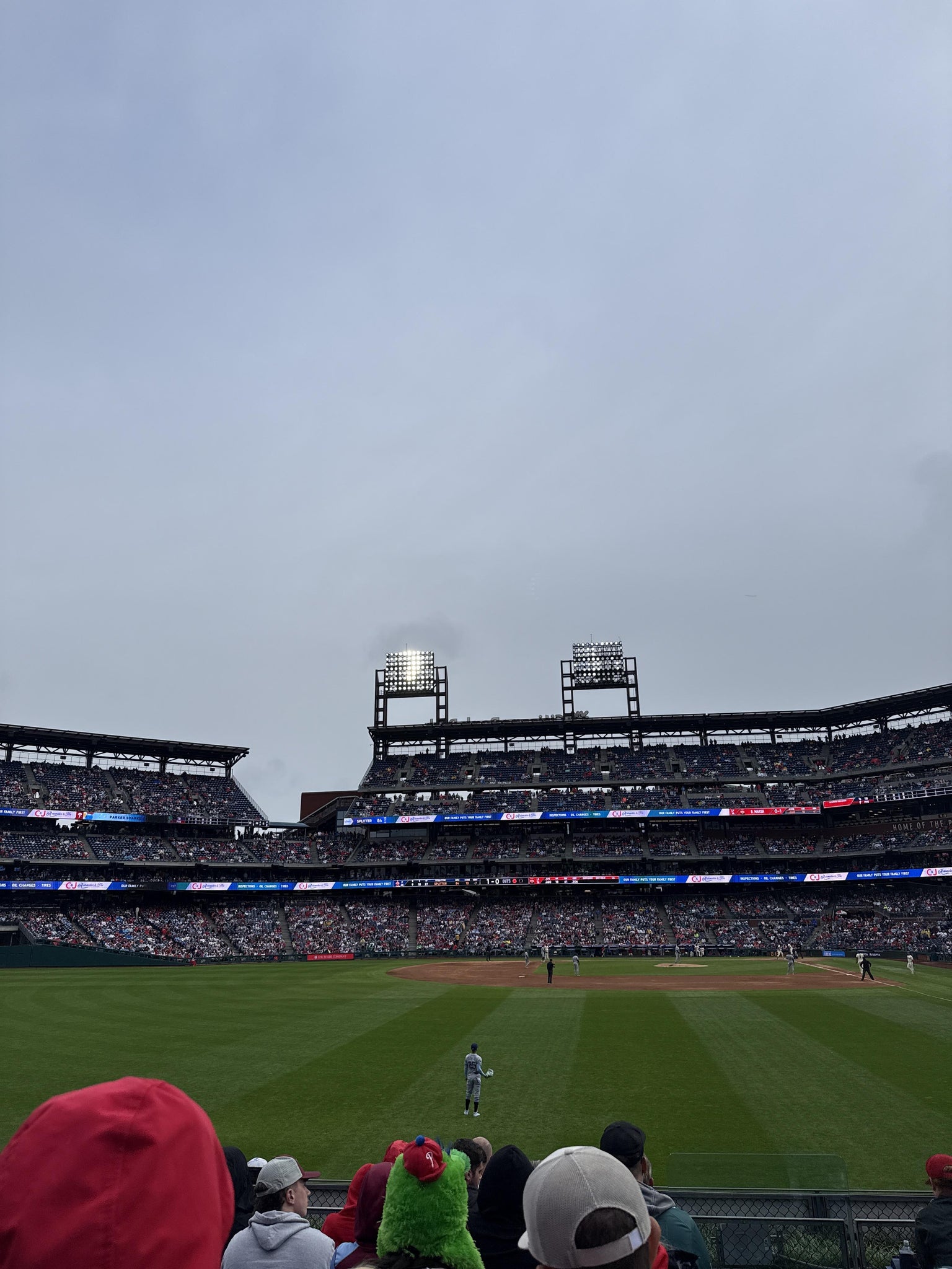 Real Fan View taken from Section 143 at Citizens Bank Park by Danielle N