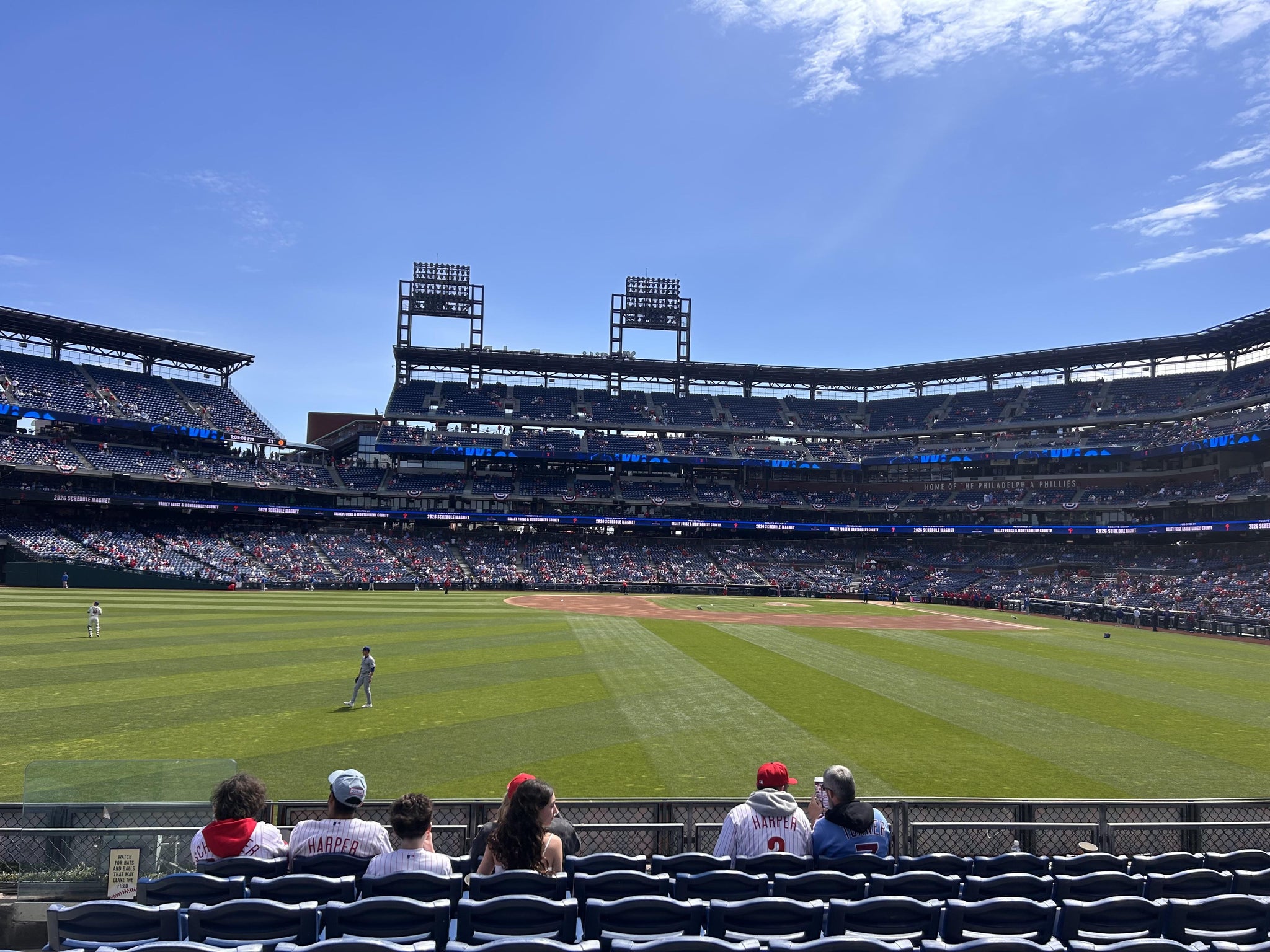 Real Fan View taken from Section 144 at Citizens Bank Park by Mac K