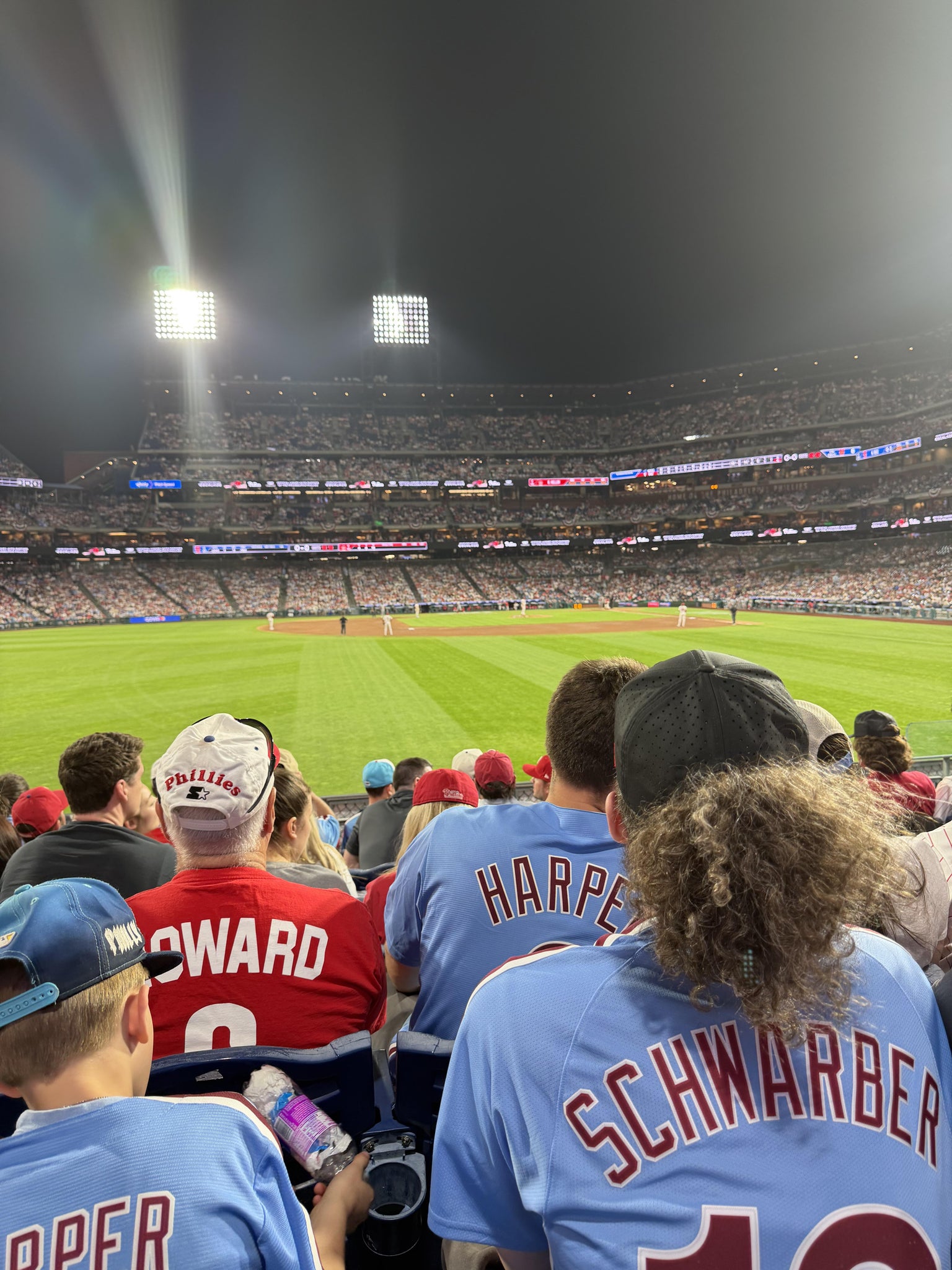 Real Fan View taken from Section 144 at Citizens Bank Park by Paul L